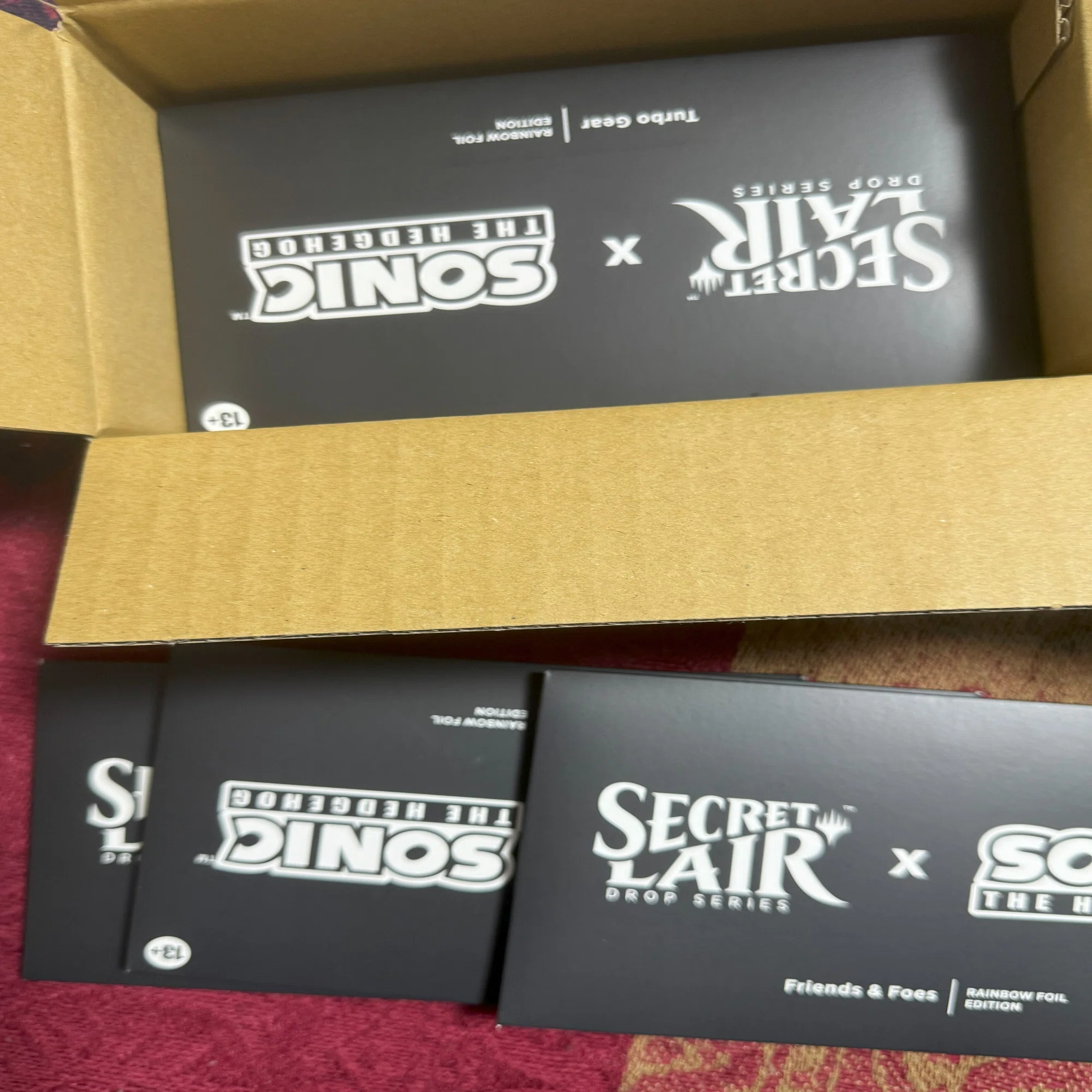 週末になると頑張る投稿：sonicのシークレットレアが届いてまた宣言と 