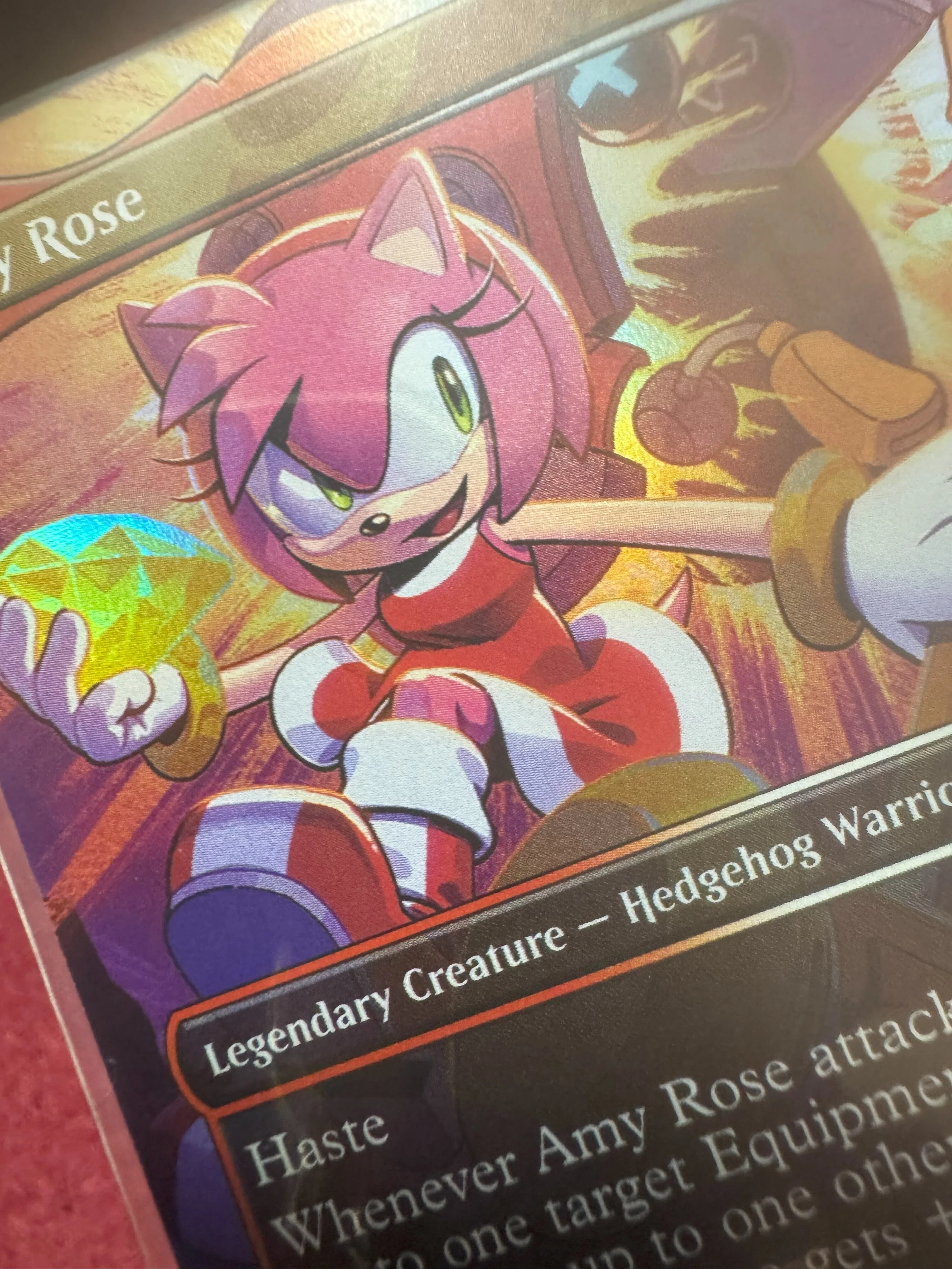 週末になると頑張る投稿：sonicのシークレットレアが届いてまた宣言と