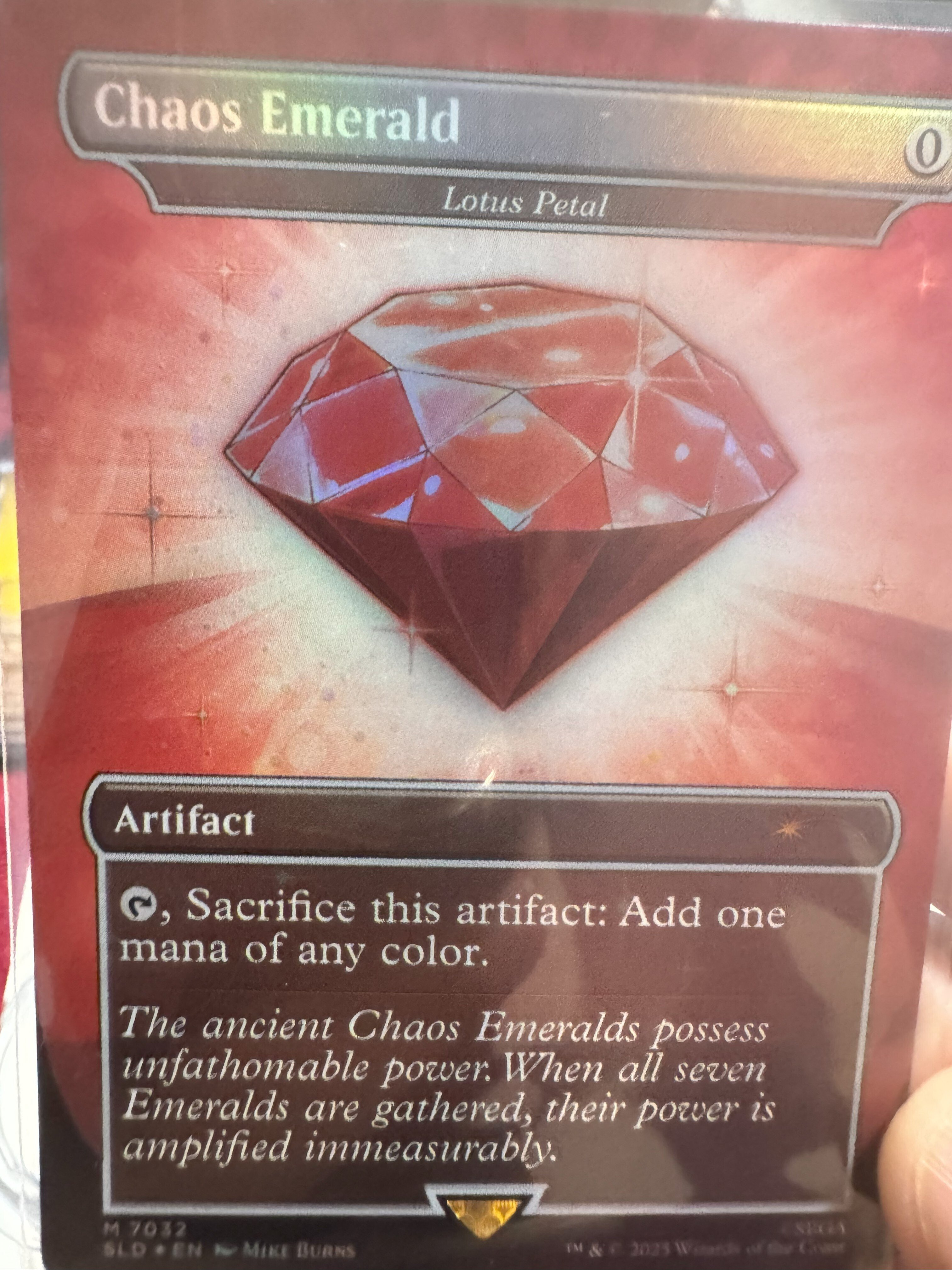 週末になると頑張る投稿：sonicのシークレットレアが届いてまた宣言と