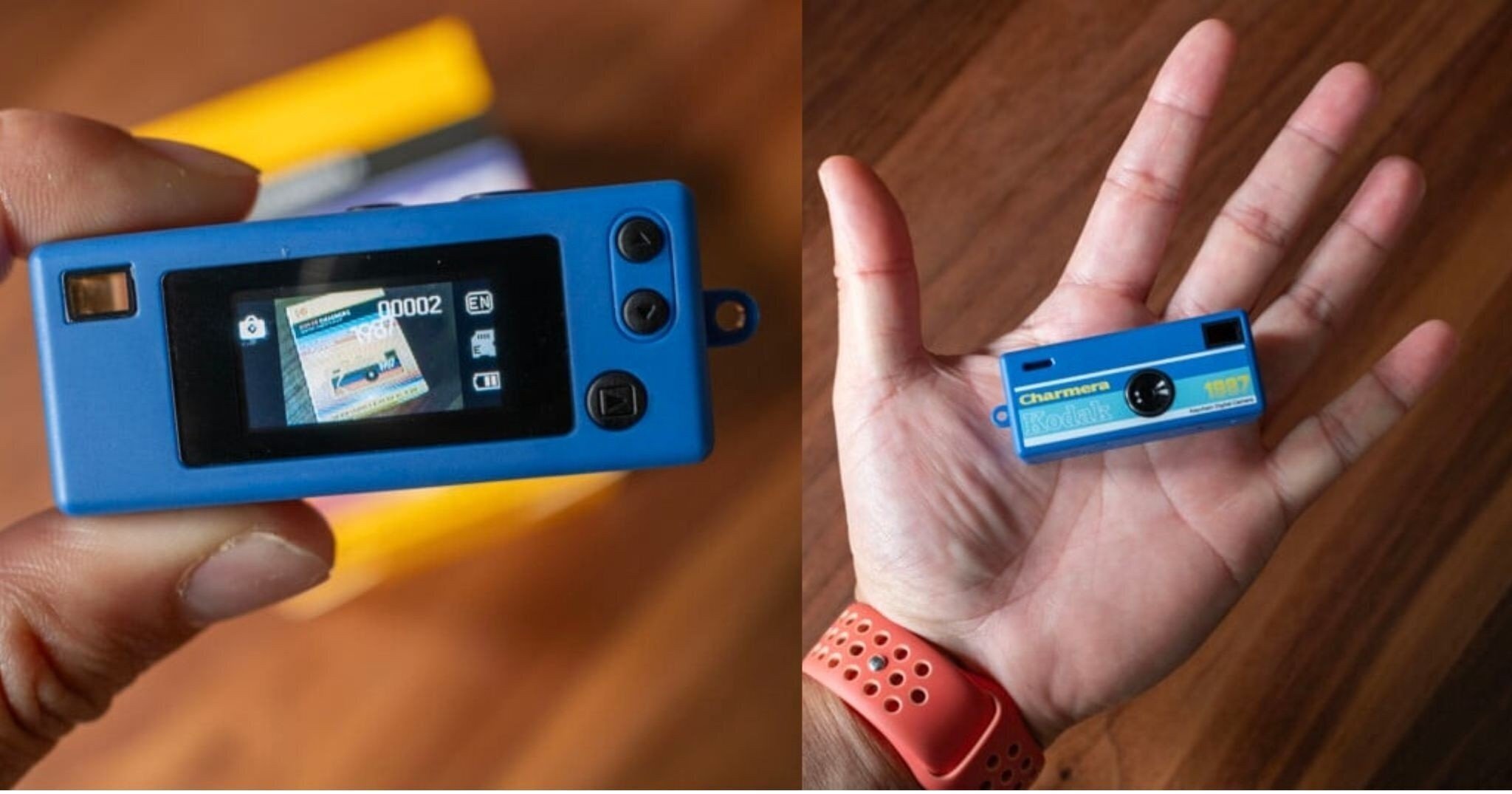 レッド Kodak Charmera キーチェーンデジタルカメラ 未使用 レッド