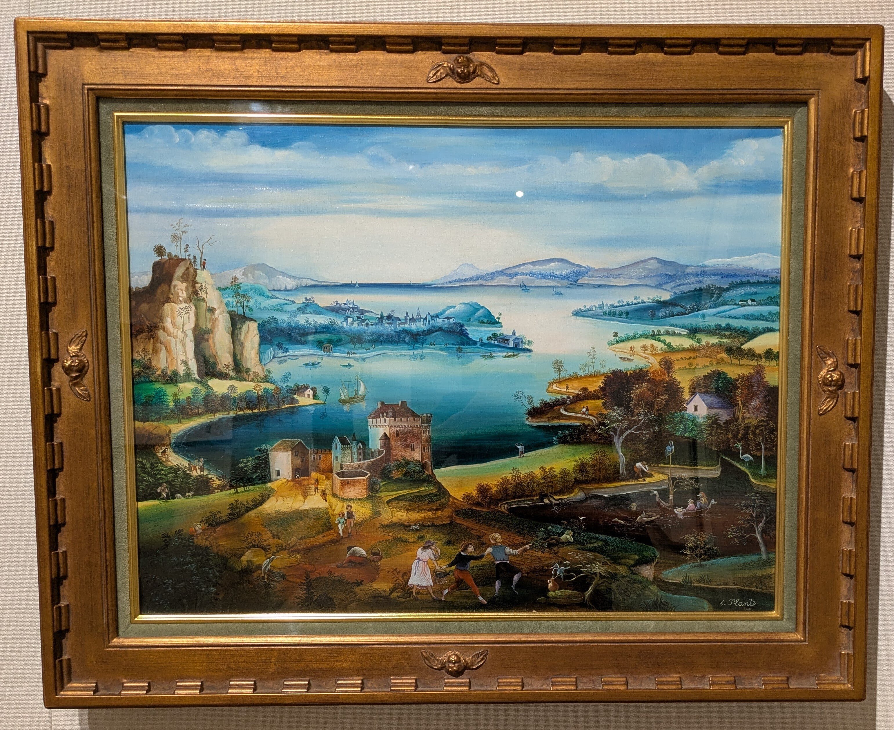 2025.08.24 南アルプス市美術館「現代フランス ナイーブ派絵画展」に