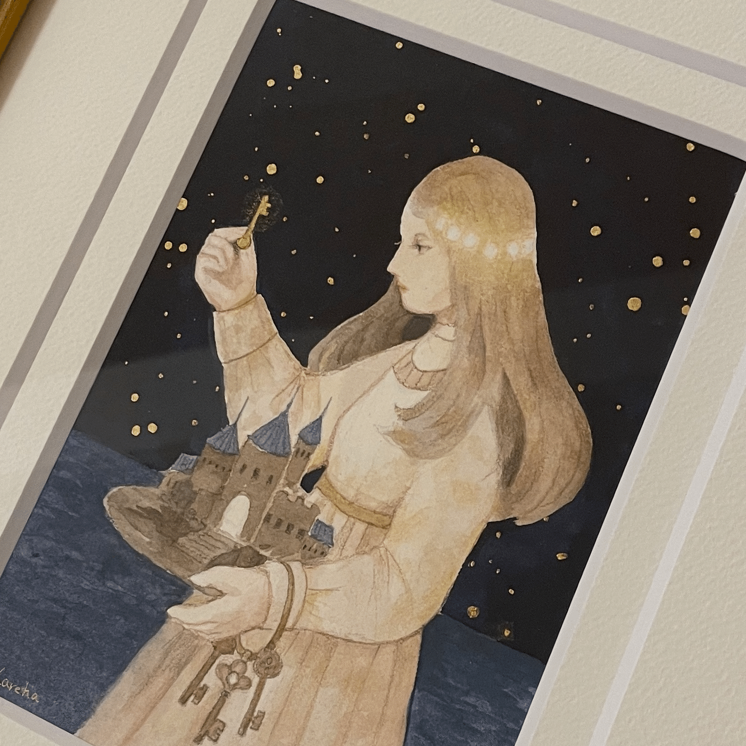 なぜ星を描くのか？キラキラする絵具が絵に星を連れてきた話｜枯葉庭園