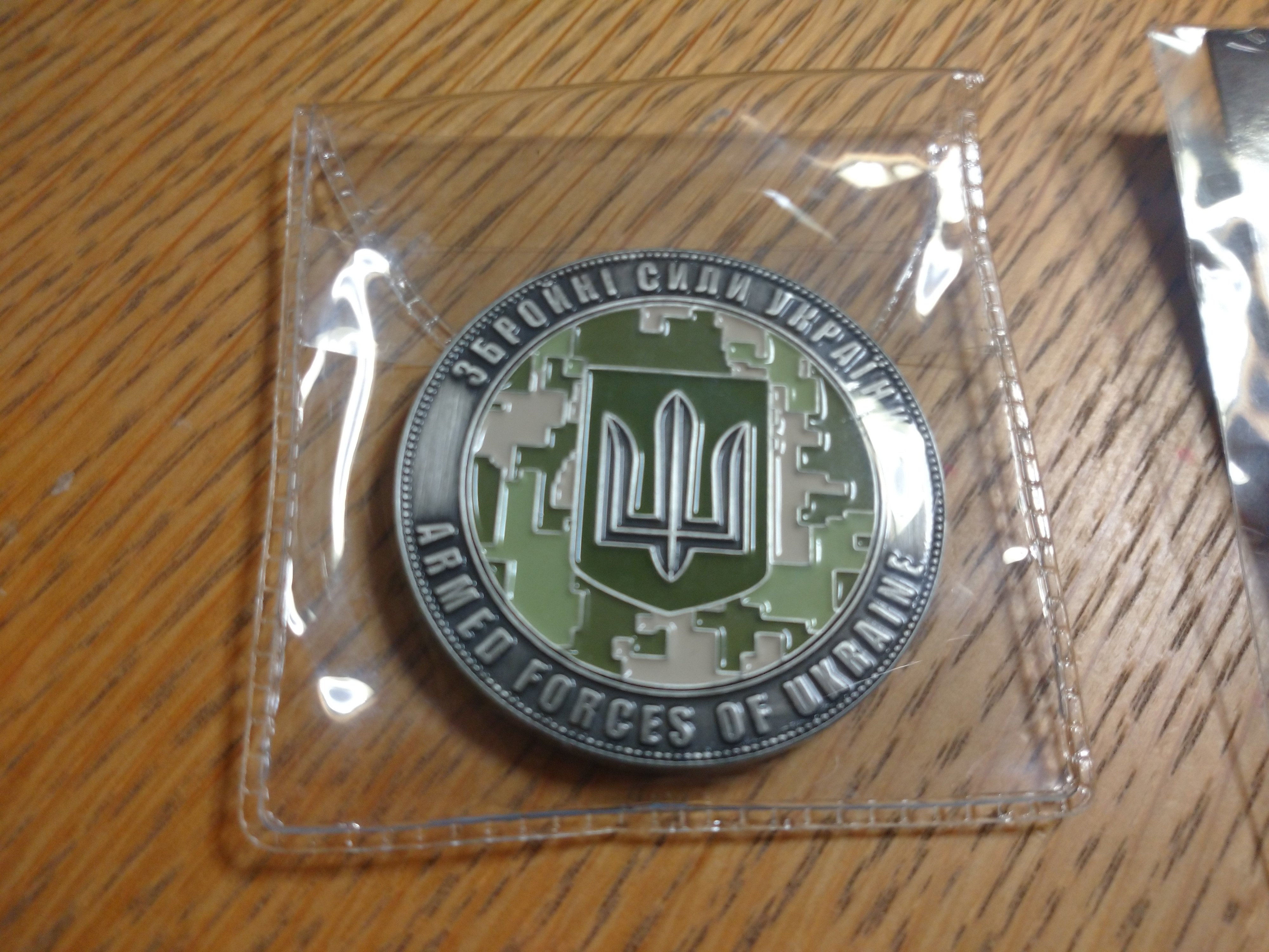 ウクライナ軍(AFU)のチャレンジコインが届いた！｜COPAN