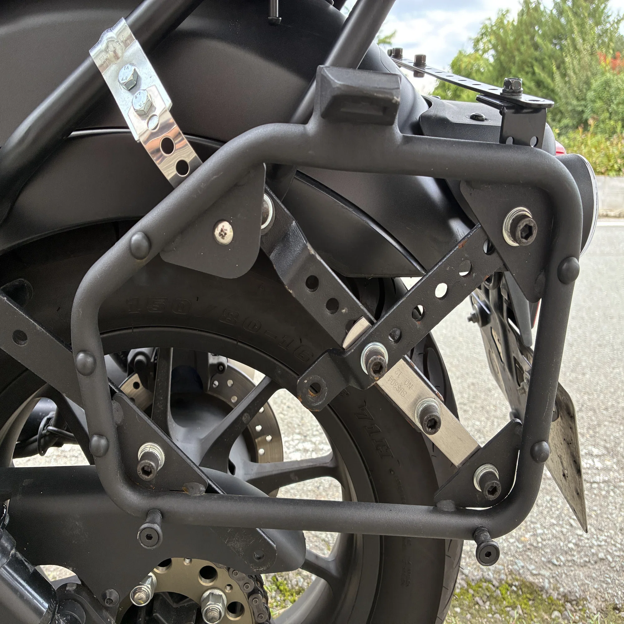 reble250をフルパニア化してみた ～ サイドバッグからサイドケースへ 