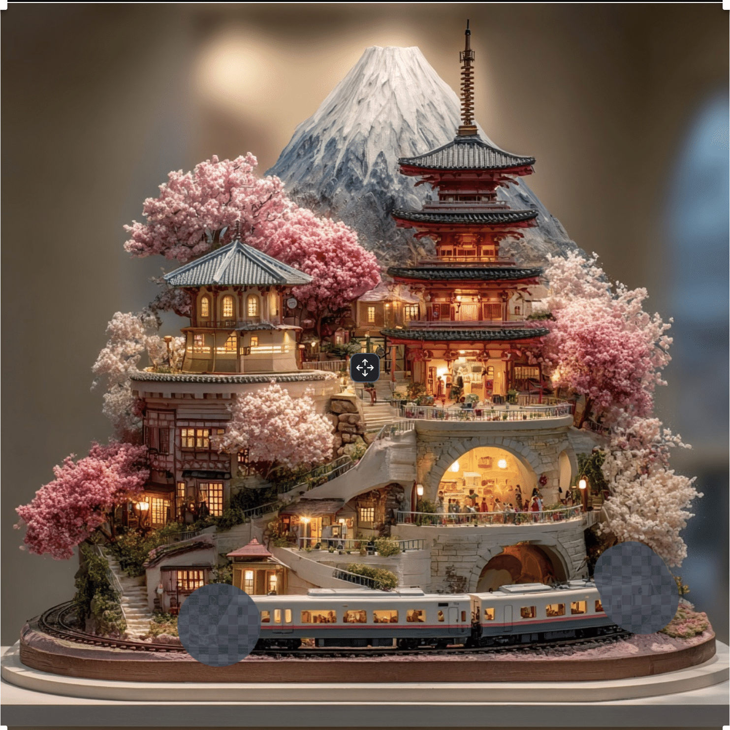 ジオラマ HG百式 x The-O コロニーレーザーのジオラマで撮影しました。📸😉✨ 2