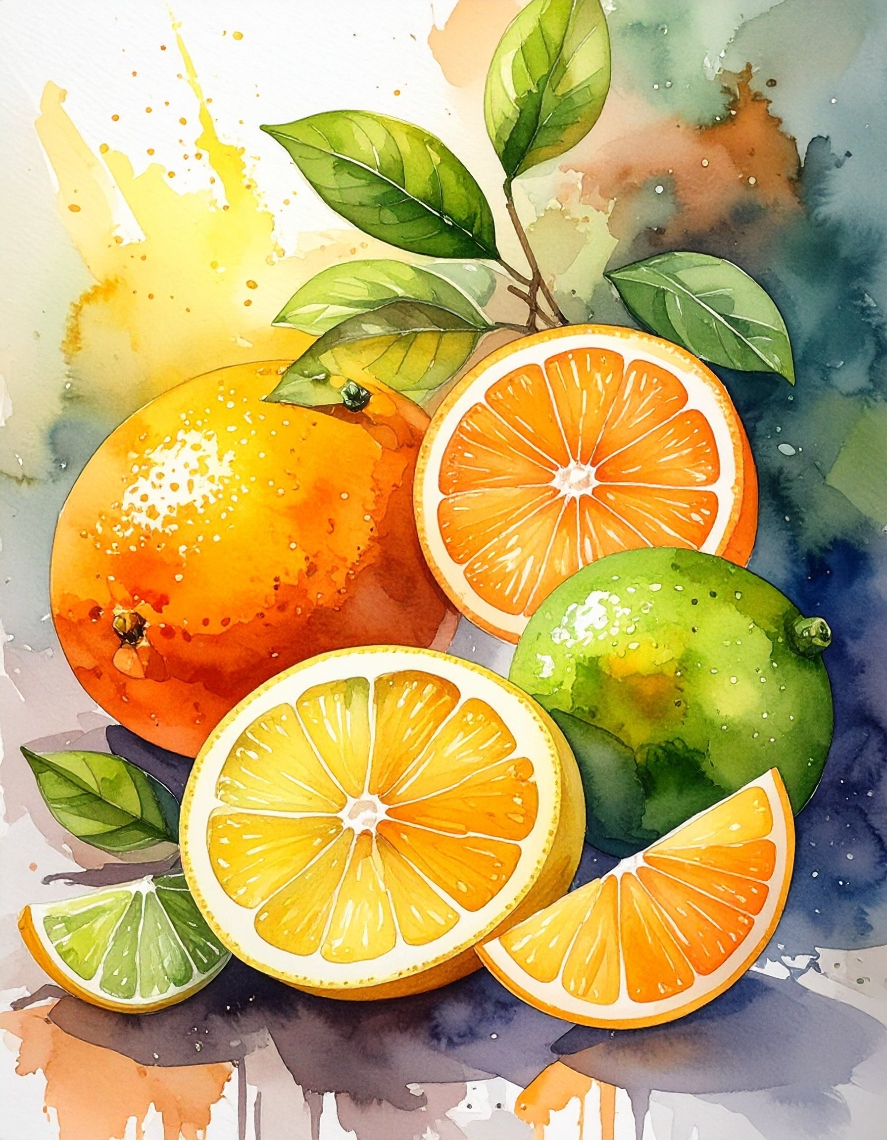 Firefly勉強記】80日目〜果物の水彩画〜｜森まり｜会社員＆副業Webライター