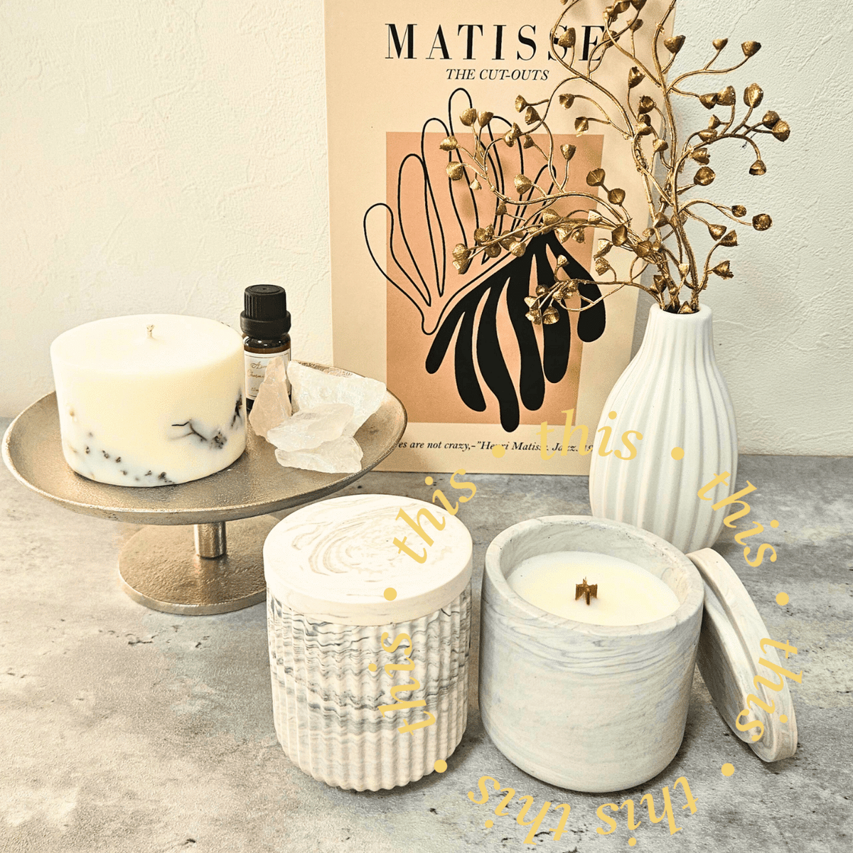 はじめまして｜キャンドル｜ジェスモナイト｜UNICALMユニカームです