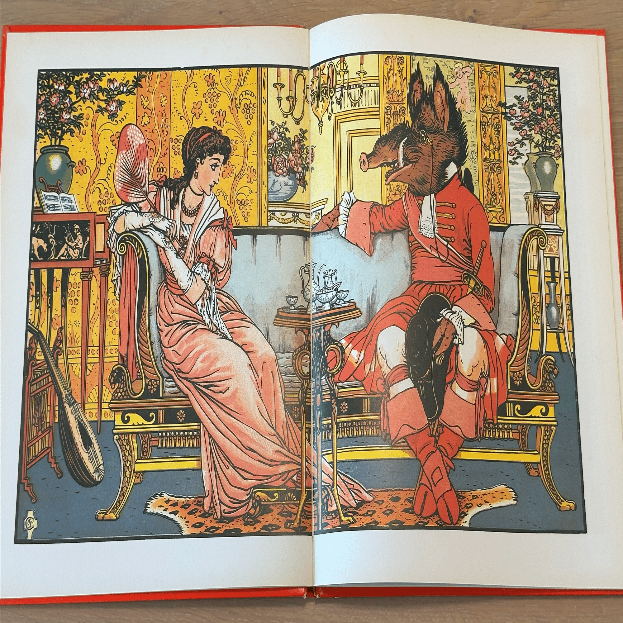 美しい挿絵本紹介③】ウォルター・クレイン『美女と野獣 とその他の