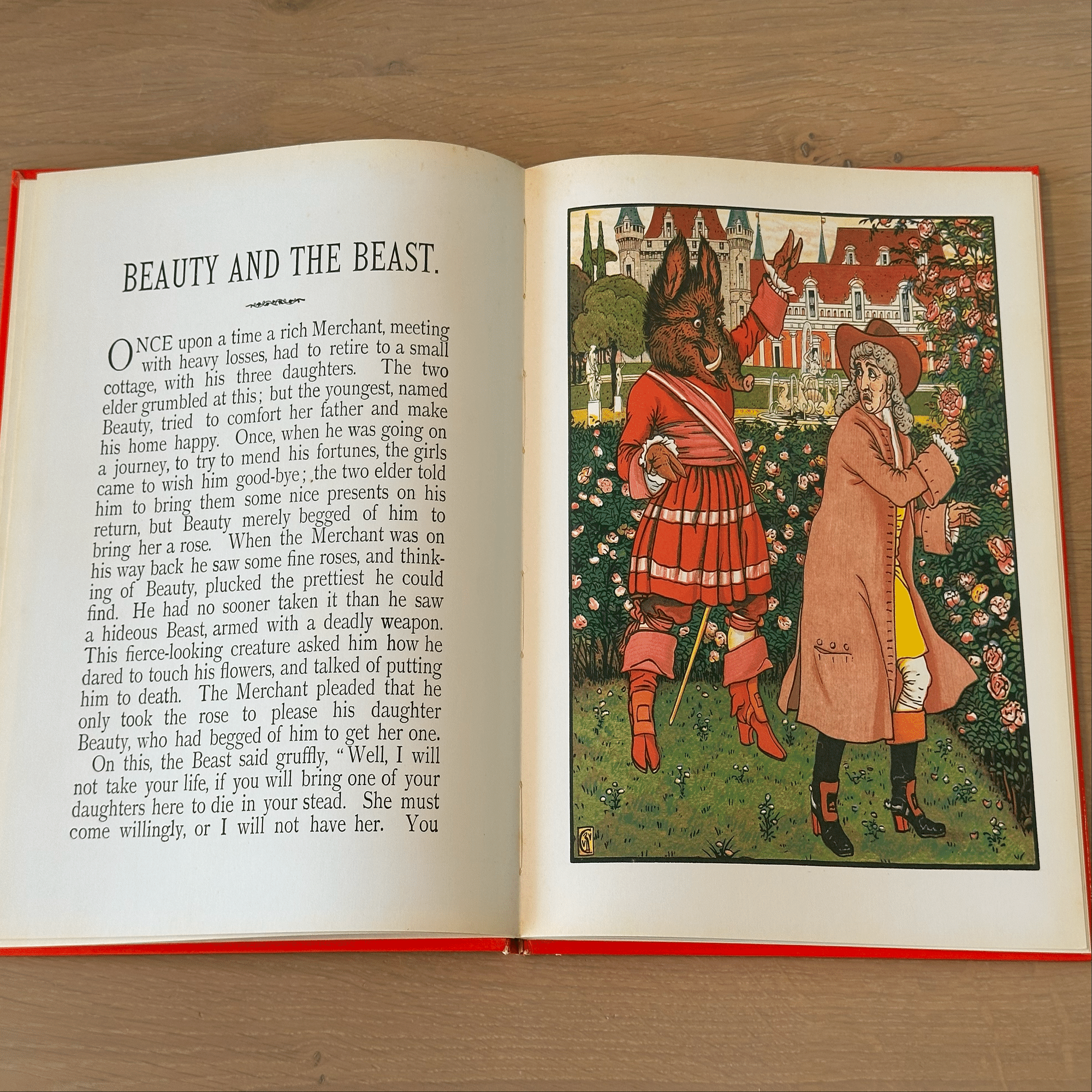 美しい挿絵本紹介③】ウォルター・クレイン『美女と野獣 とその他の