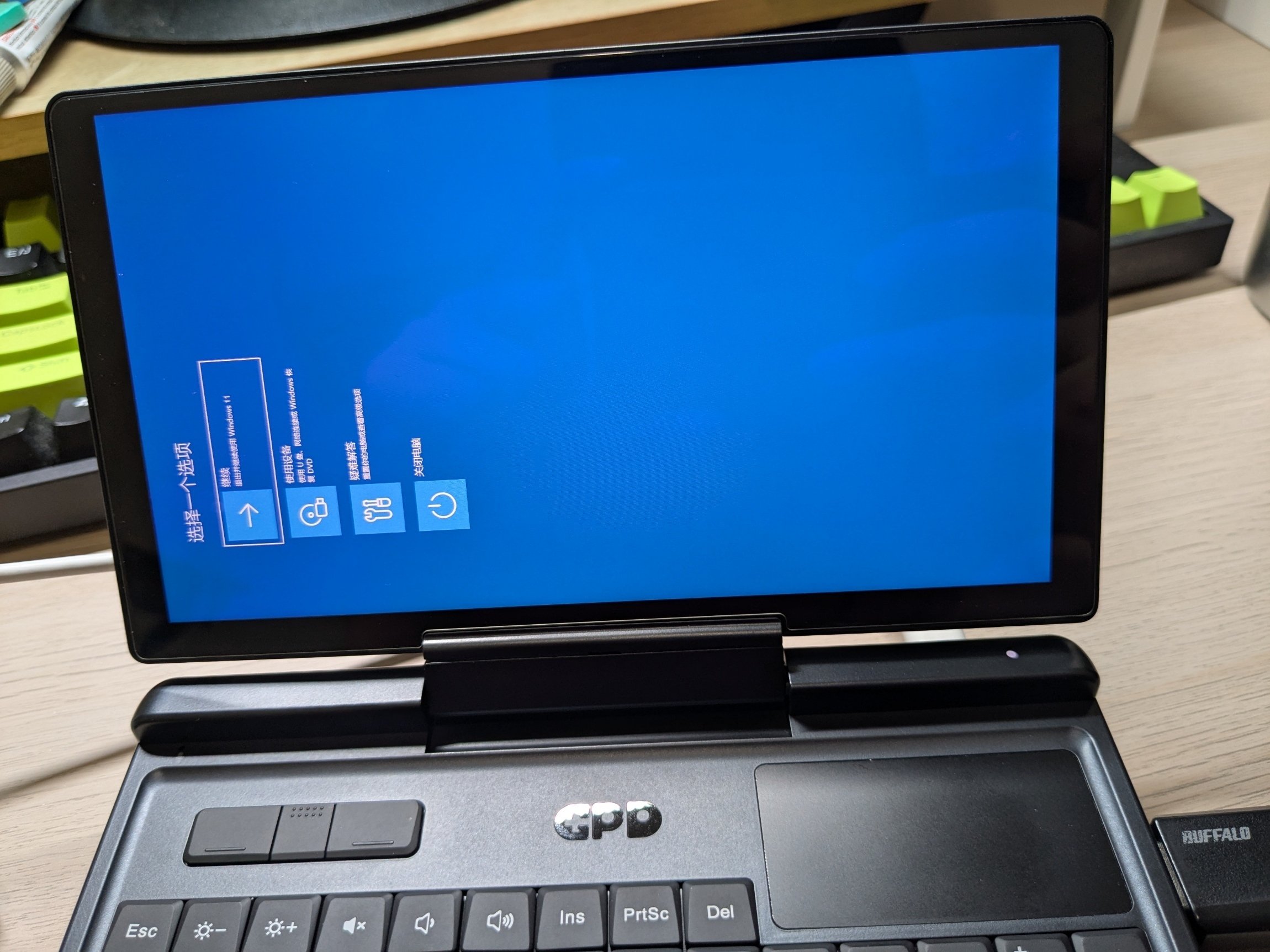 GPD MicroPC 2 初回の躓き｜太郎丸