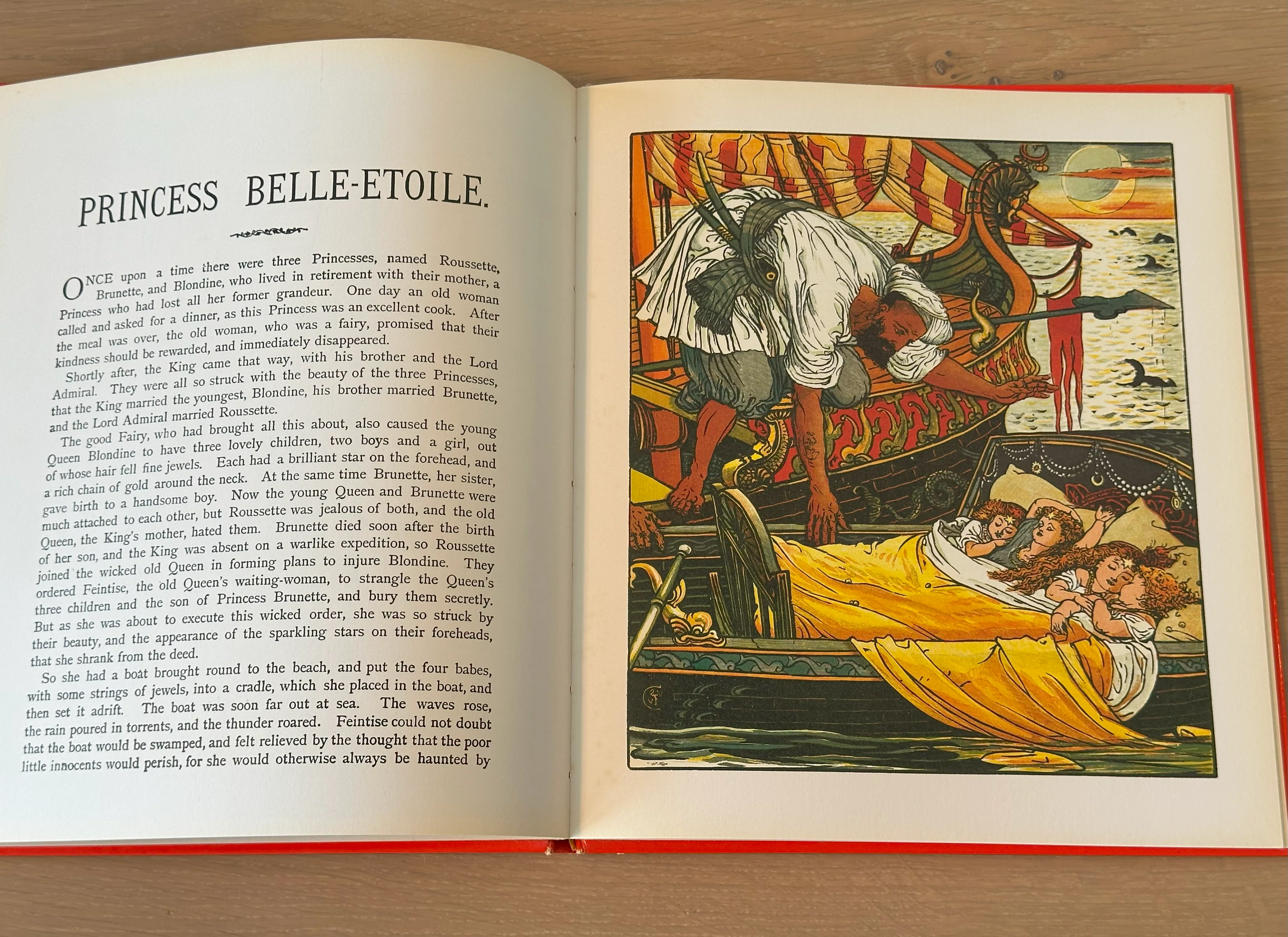稀少アンティーク美しい挿絵のイギリス絵本ウォルタークレイン洋書ジャンクジャーナル 美しい挿絵本紹介③】ウォルター・クレイン『美女と野獣 とその他の