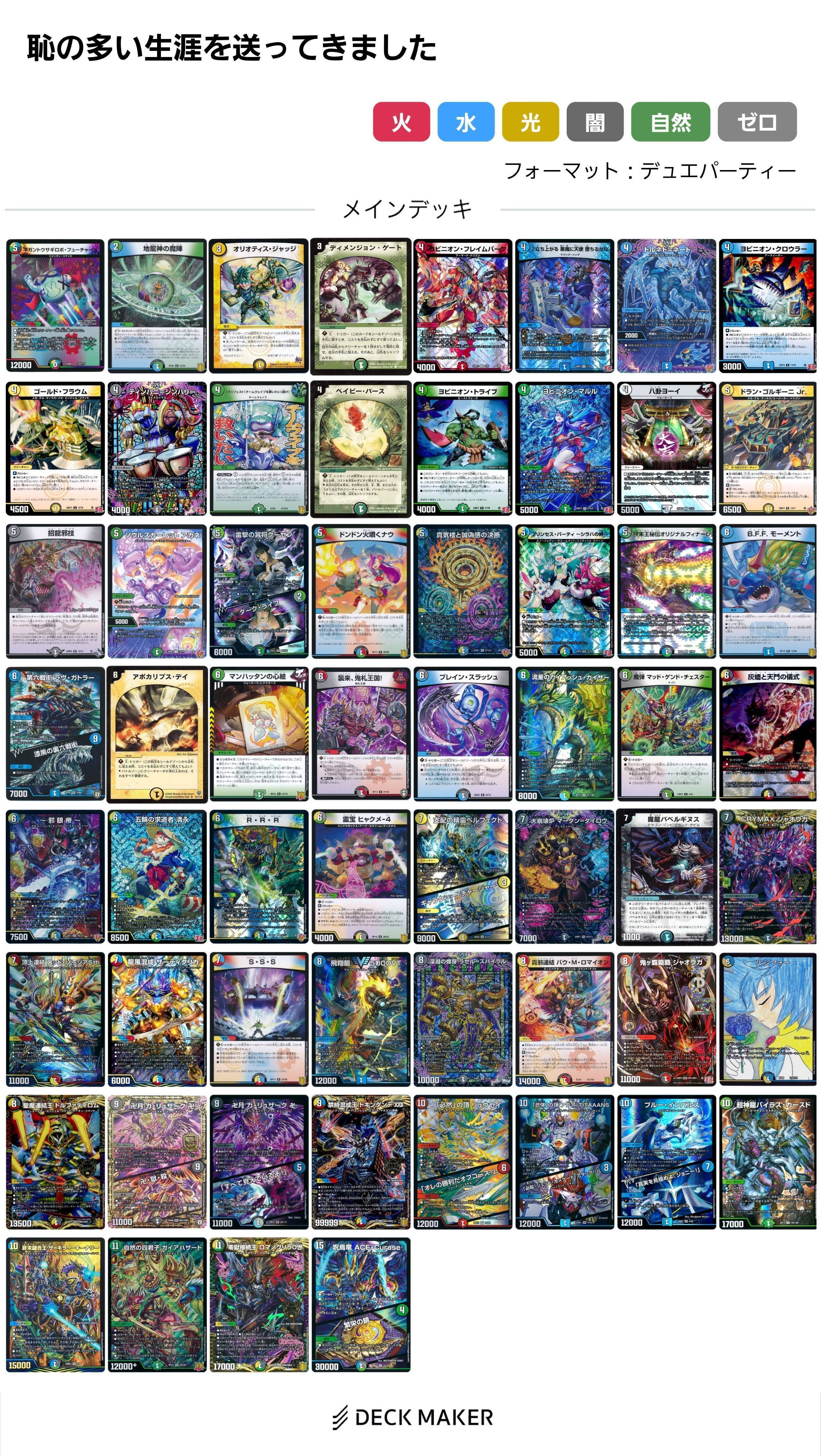 デュエパ太陽王決定戦】ヨビニオンコンプの変遷｜くれなゐ