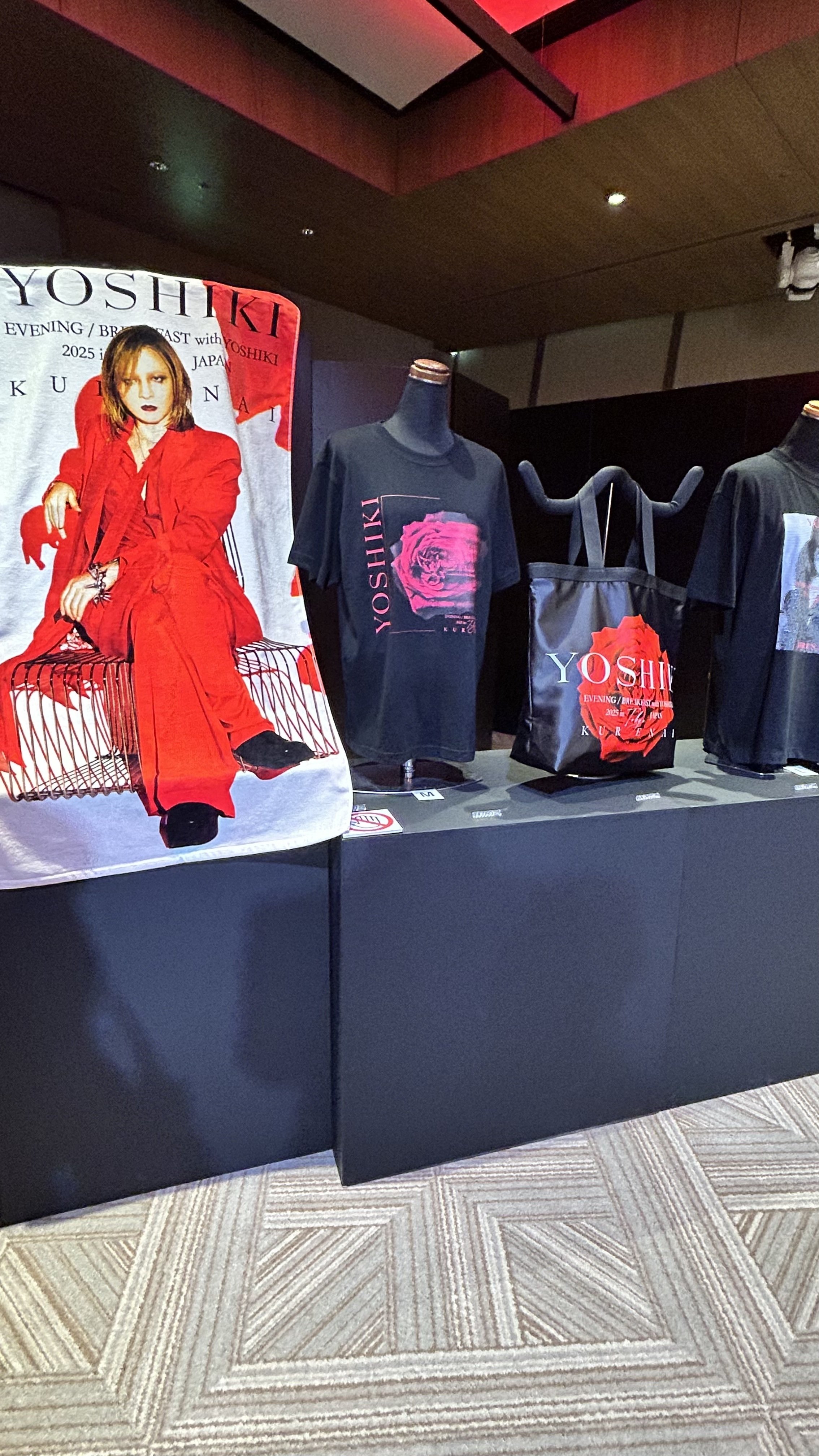 EVENING with YOSHIKI 2025 in TOKYO JAPAN KURENAIに参加しました