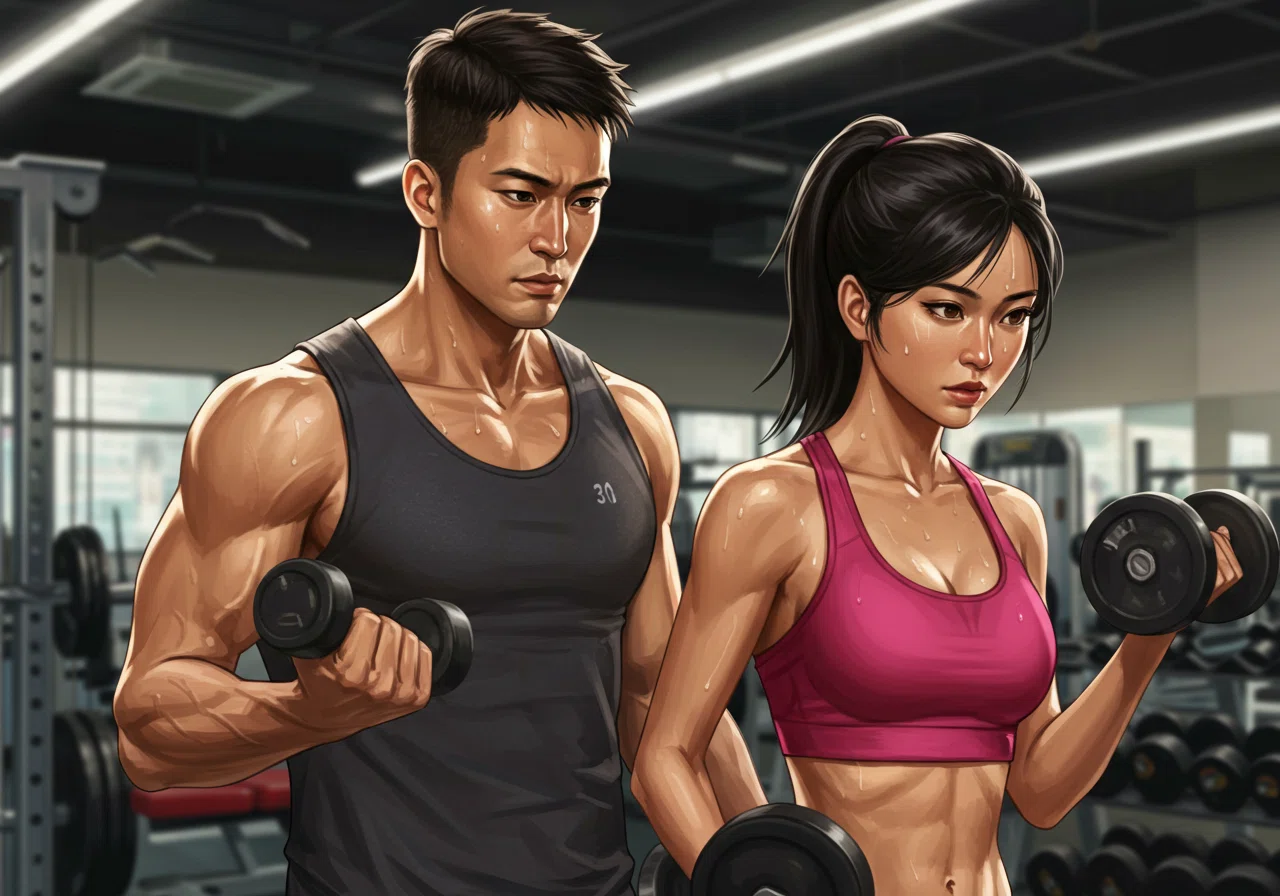 2人同時に筋トレ出来ます！！ カップル向け】二人で楽しく筋トレを続けるためのアイデア集｜ケン｜筋