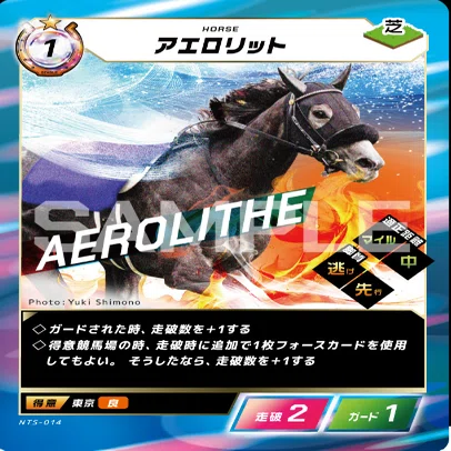 FOTH】 Force of the horse 芝・競馬場条件に応じて強くなるカード