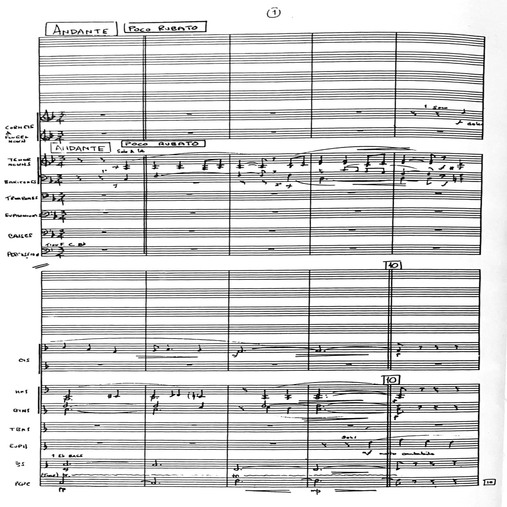 英国式ブラスバンドの楽譜について(改訂)｜HEIDERU MUSIC