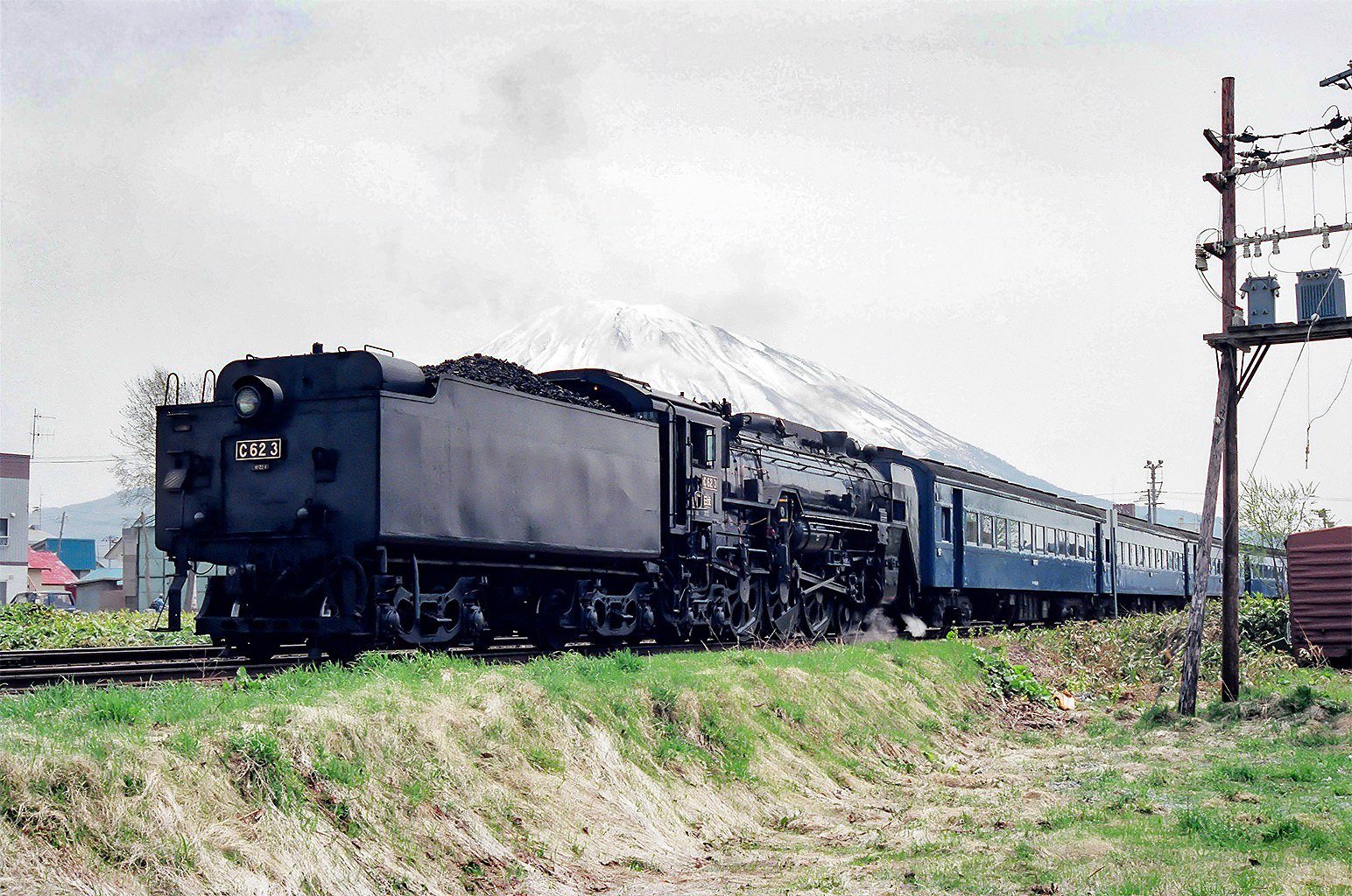 v083, 函館本線：C62ニセコ （1989年5月ｰ後編）｜ひろやん