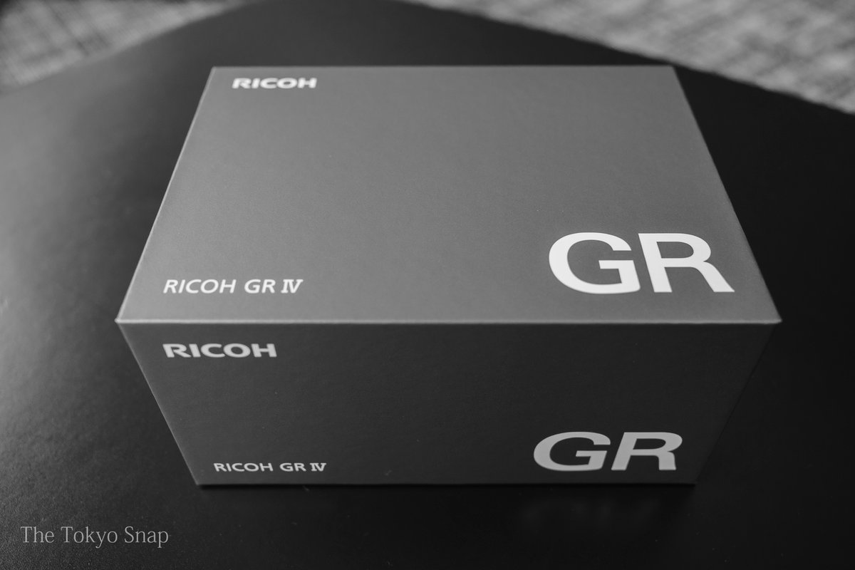 RICOH GR IV 未開封 RICOH GR IV 開封の儀｜K | The Tokyo Snap