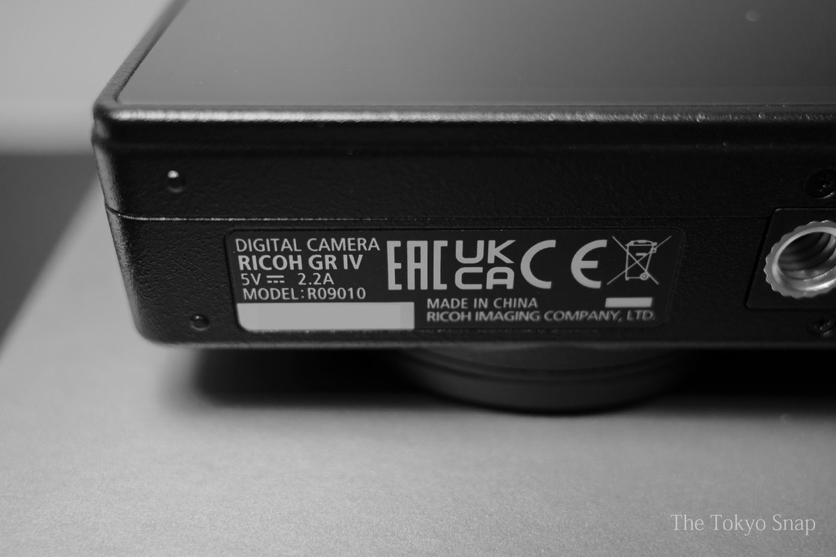 RICOH GR IV 未開封 RICOH GR IV 開封の儀｜K | The Tokyo Snap