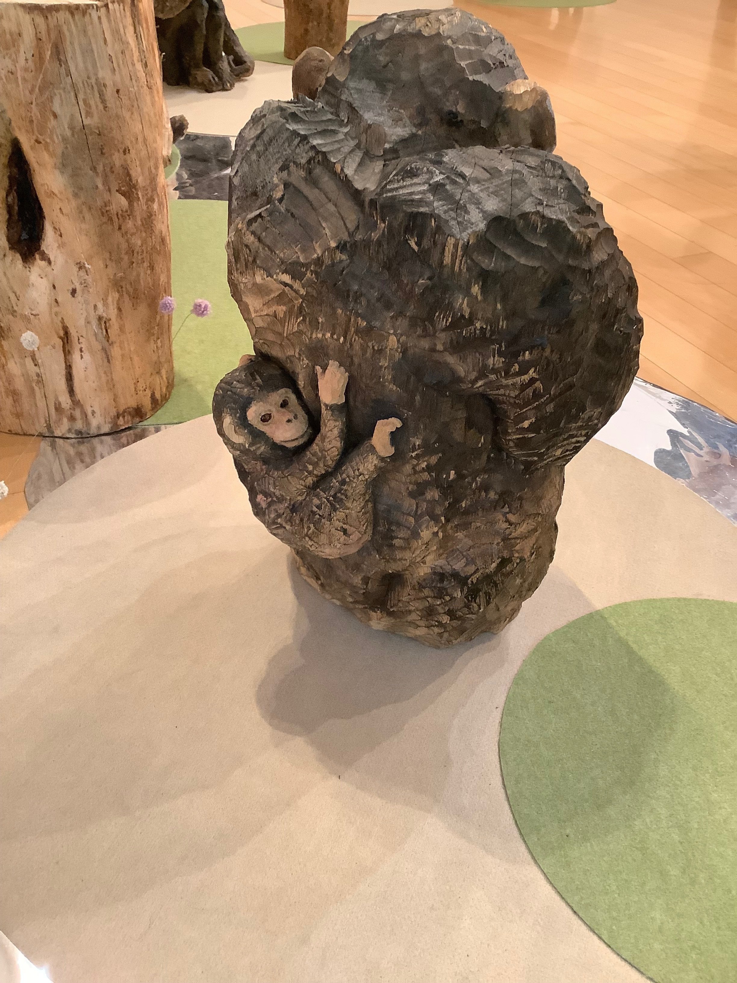 木彫 旅人 楽天市場】木彫り作品 旅人 桜木地仕上げ 20cm 木彫り 置物 彫刻