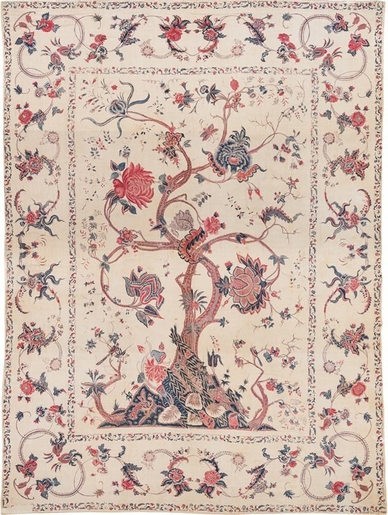 アンチック　インド更紗 世界を魅了しつづけるインド更紗｜紅紫