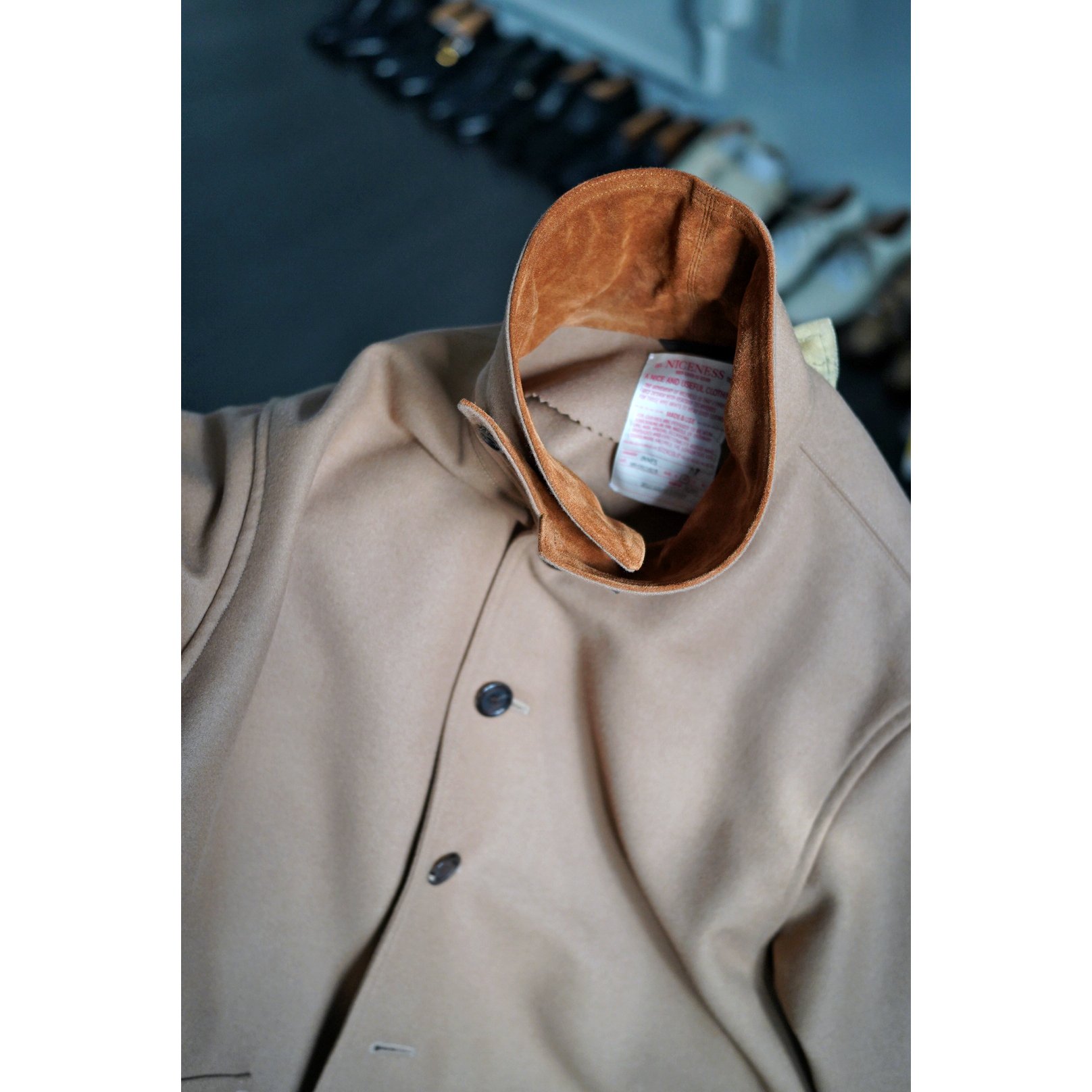 NICENESS  BEIGE Sサイズ NICENESS(ナイスネス)