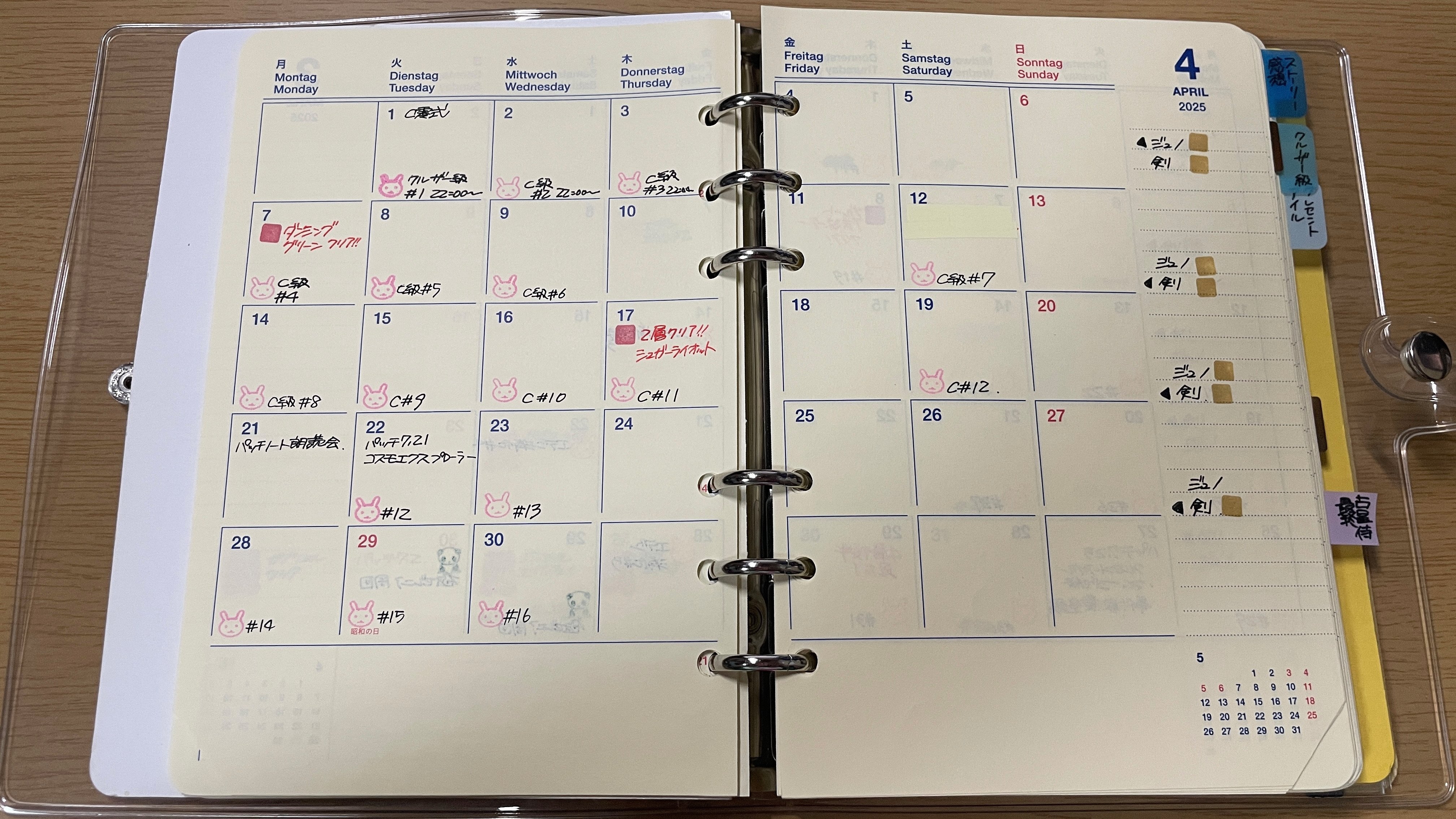 ロルバーンLが入るクリア手帳でロルバイン化してみたら かなりいい感じ