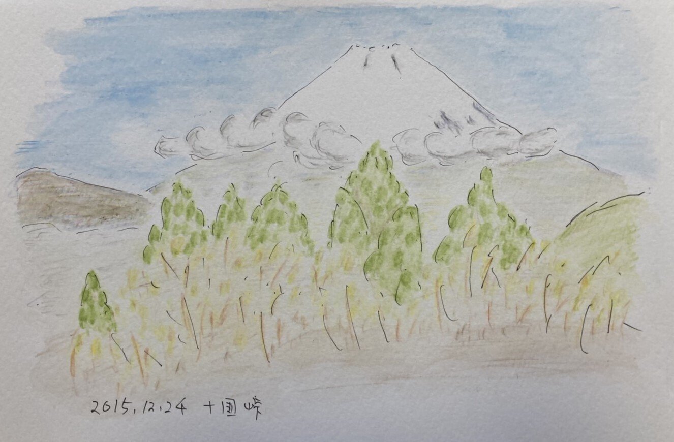 スケッチ画　（山ゆり） スケッチ画 （山ゆり）