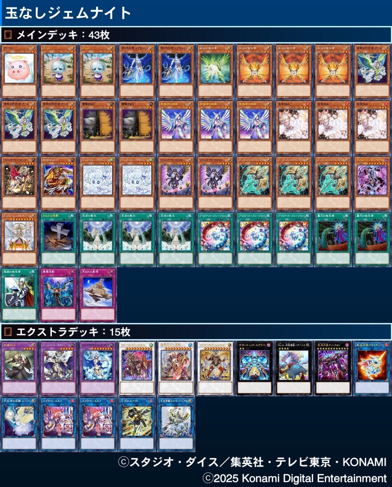 マスター1到達 ジェム玉なし代行天使【遊戯王MD】｜クラミドモナス