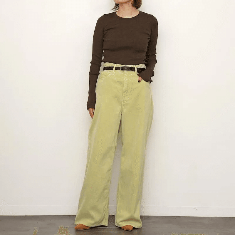 AURALEE】唯一無二のコーデュロイPIGMENT DYED FINX CORDUROY WIDE 5P