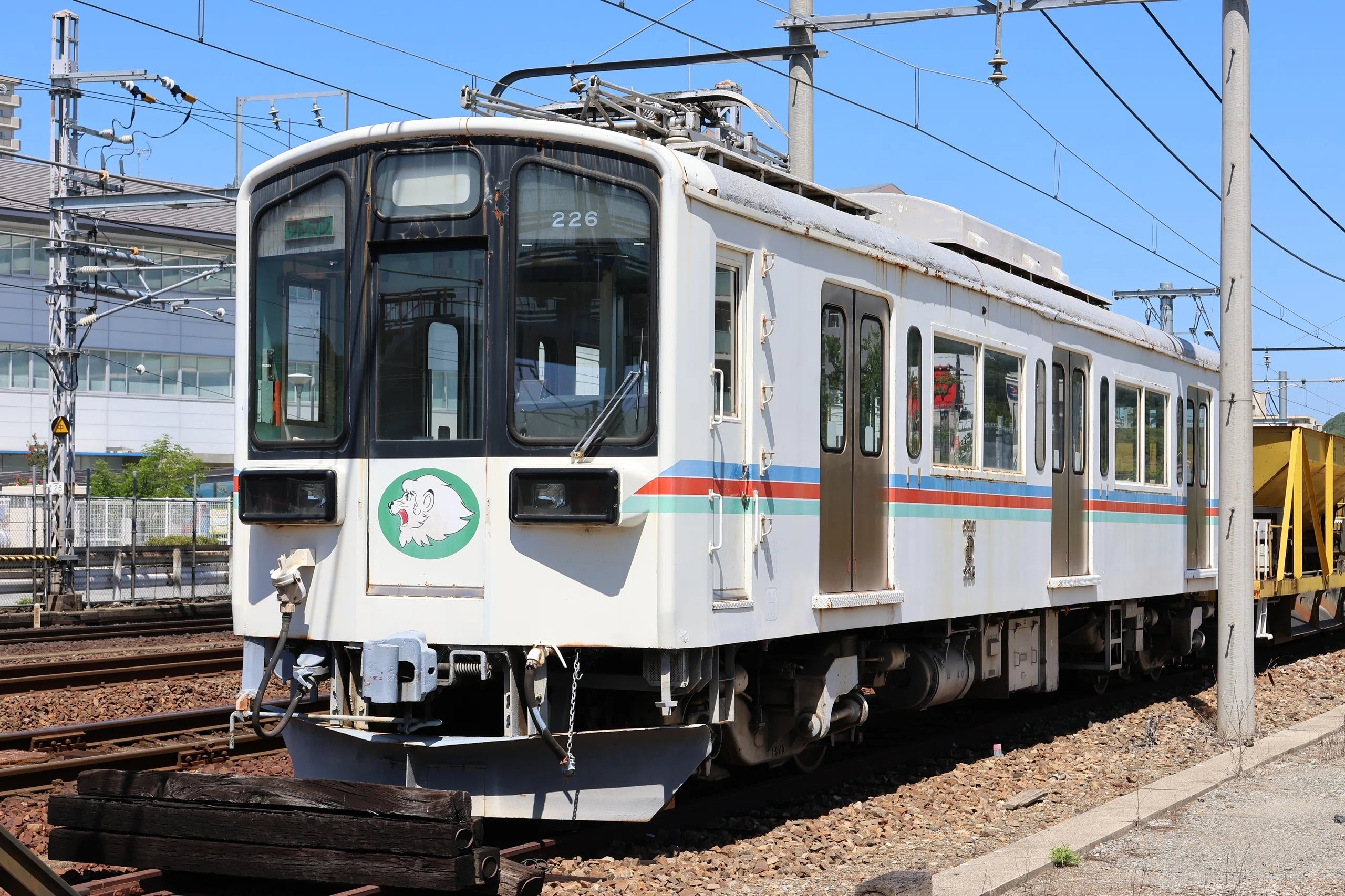 鉄道部品　近江鉄道　wine train2018 系統板　行き先板　副標　前頭板 近江を駆ける獅子を見た｜えぬ