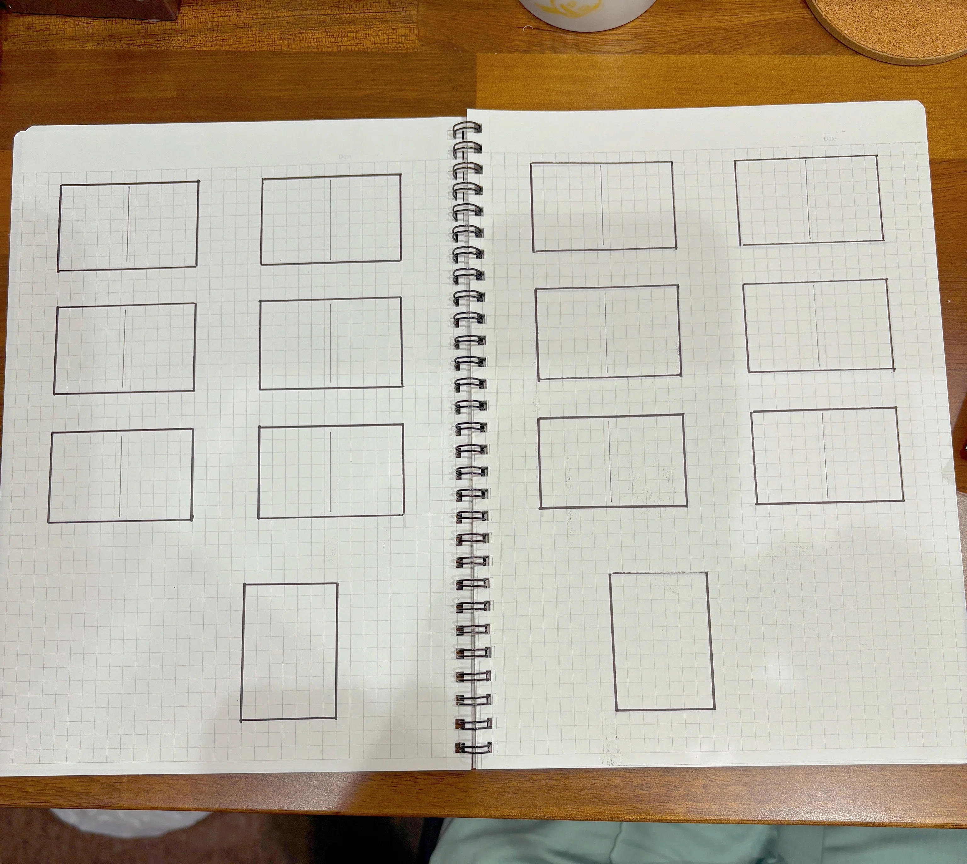 初めてのZINE作り #1】 下書き用A6本と台割の枠を準備｜Joanne R｜柴犬