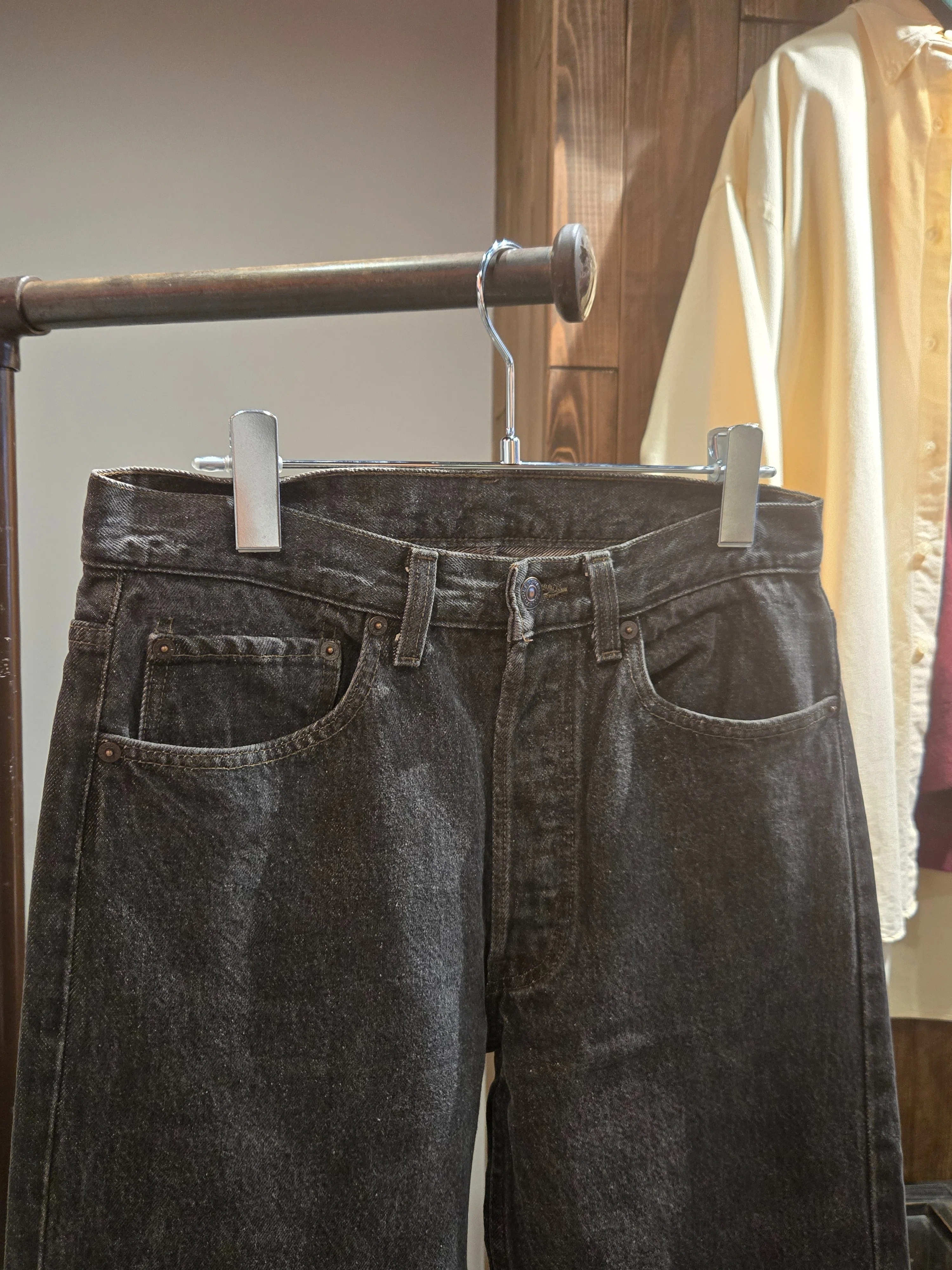 クリアランス公式店 リーバイス501（先染めブラック）653工場 made in 