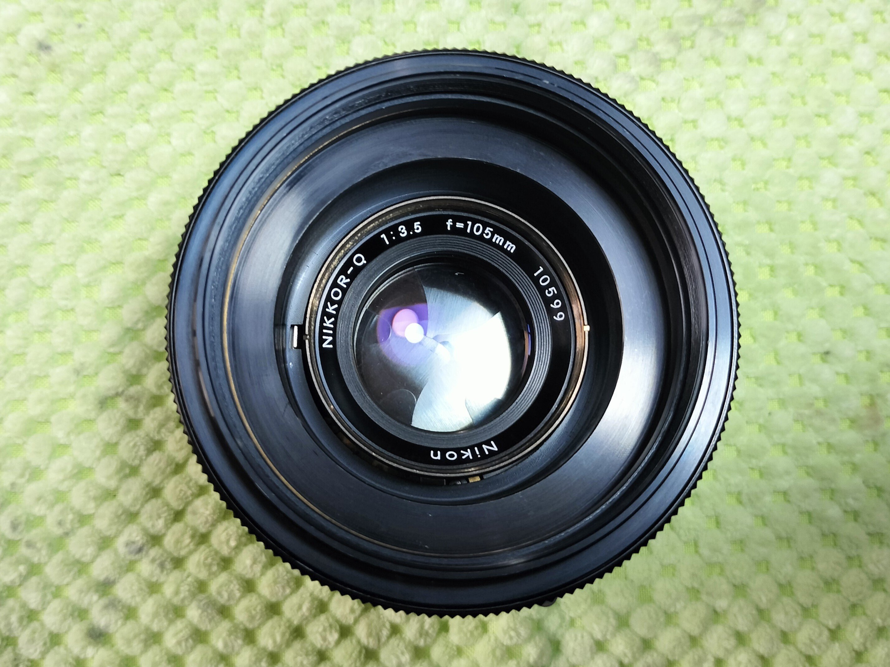 Zenza Bronica Nikon NIKKOR-Q 105mm F/3.5の分解｜フィルムカメラ修理