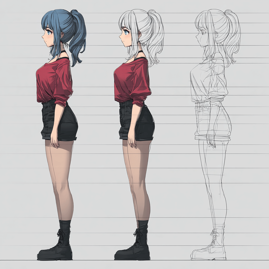 アニメスタイル女性キャラクターイラスト アニメスタイル女性キャラクターイラスト Cool」おしゃれまとめ