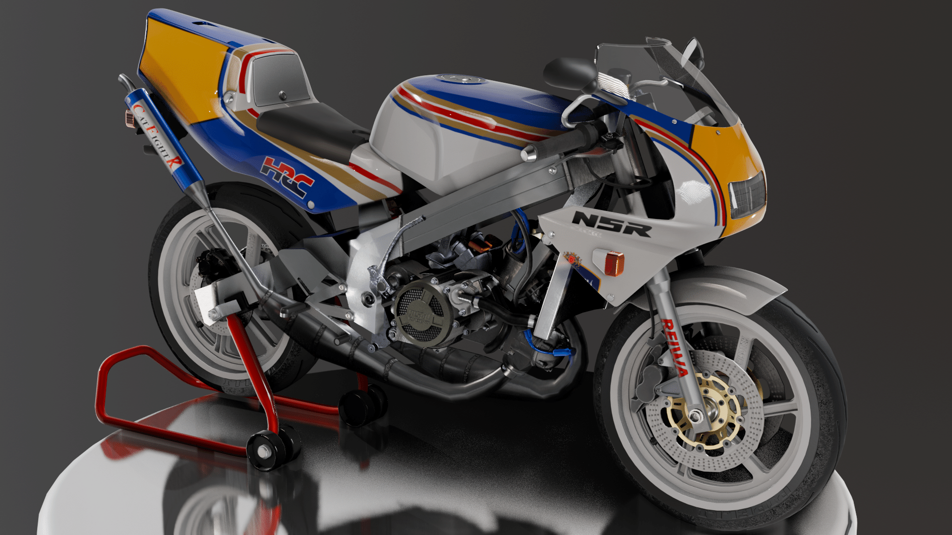 blender日記 NSR250R(MC21)完成と称したただの日記｜ひそう/HI50UFACTORY