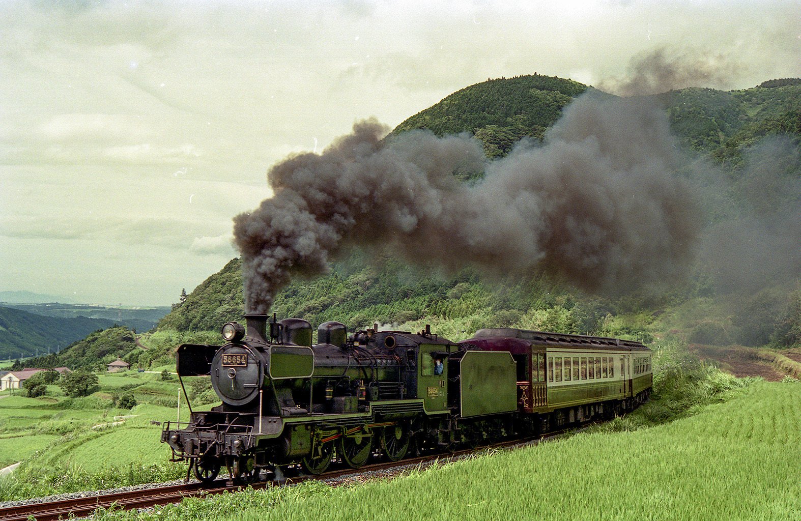 v086, 豊肥本線：SLあそBOY （1989年）｜ひろやん