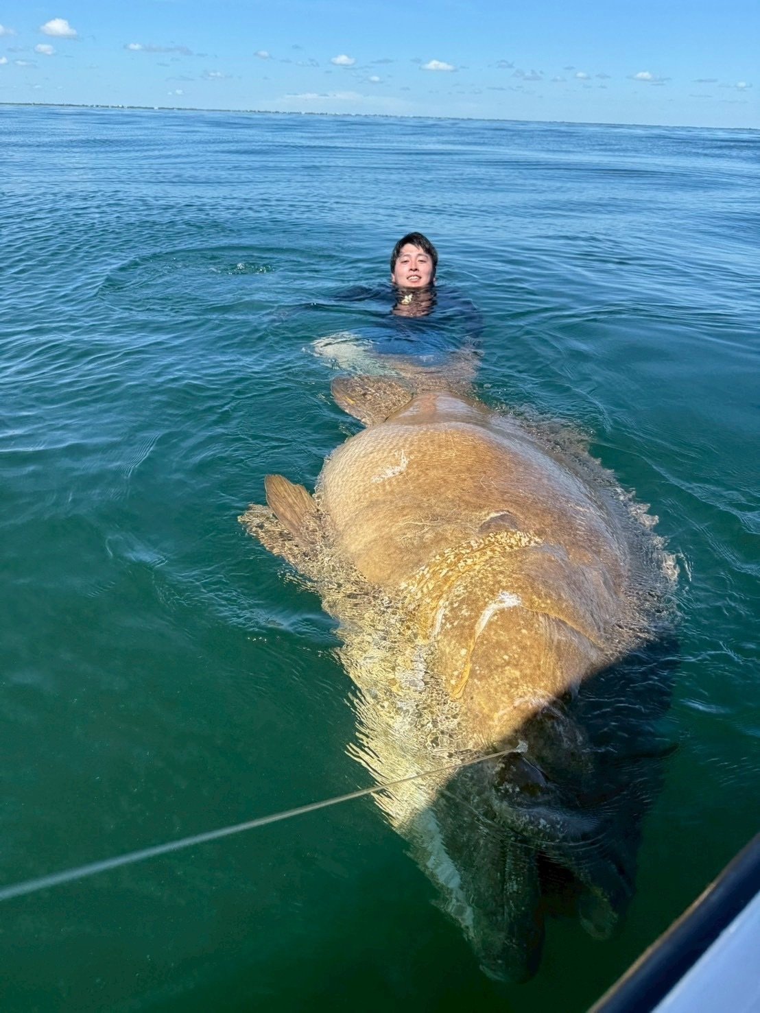巨大魚 巨大怪魚釣ったど～！日本では希少な画像・映像を見逃すな！｜釣り