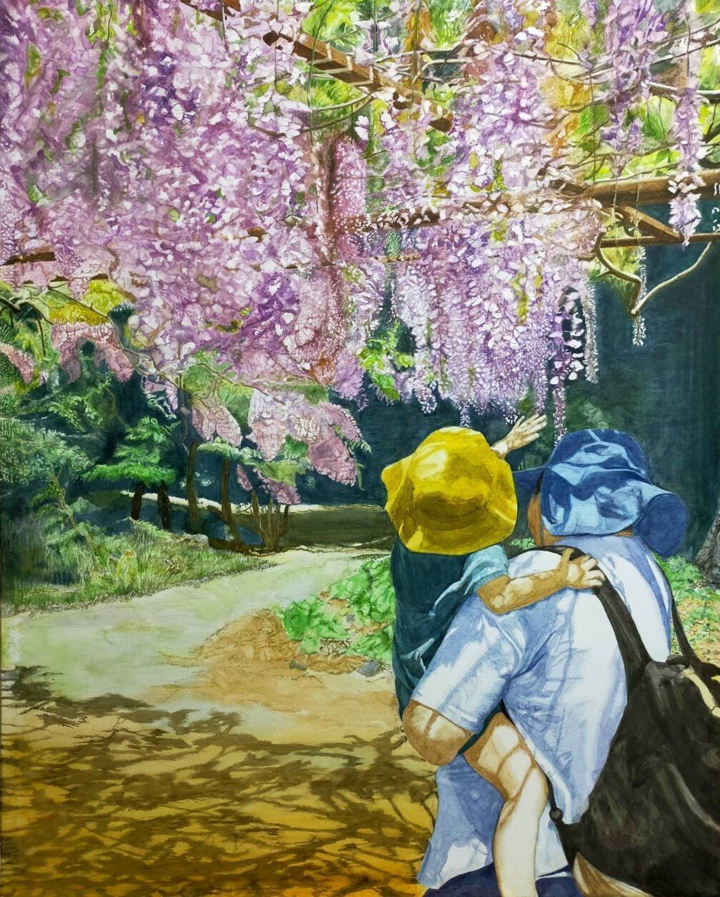 Step95】「絆」の水彩画｜瑞島 魁祐（みずしま かいゆう）
