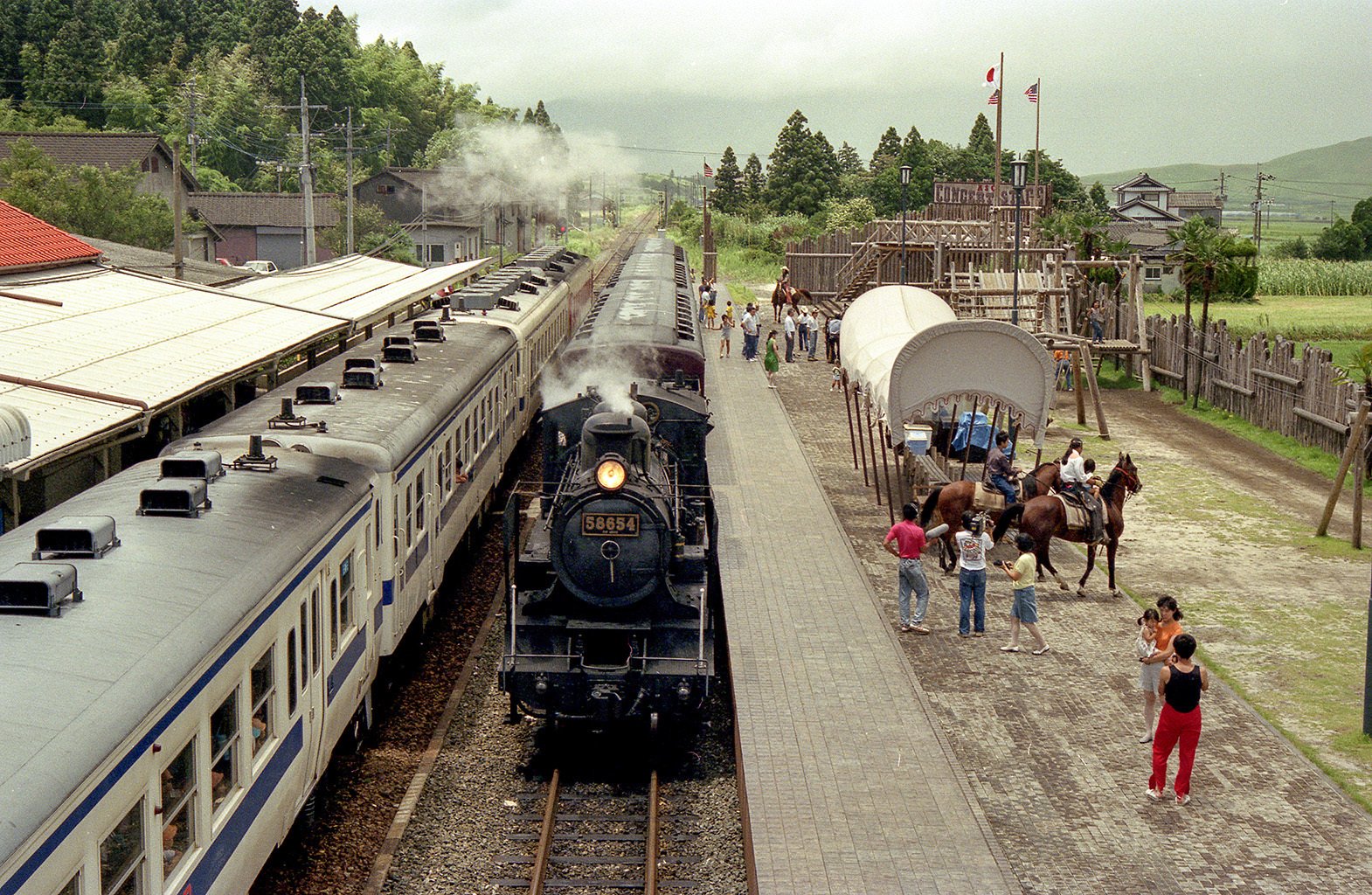 v086, 豊肥本線：SLあそBOY （1989年）｜ひろやん