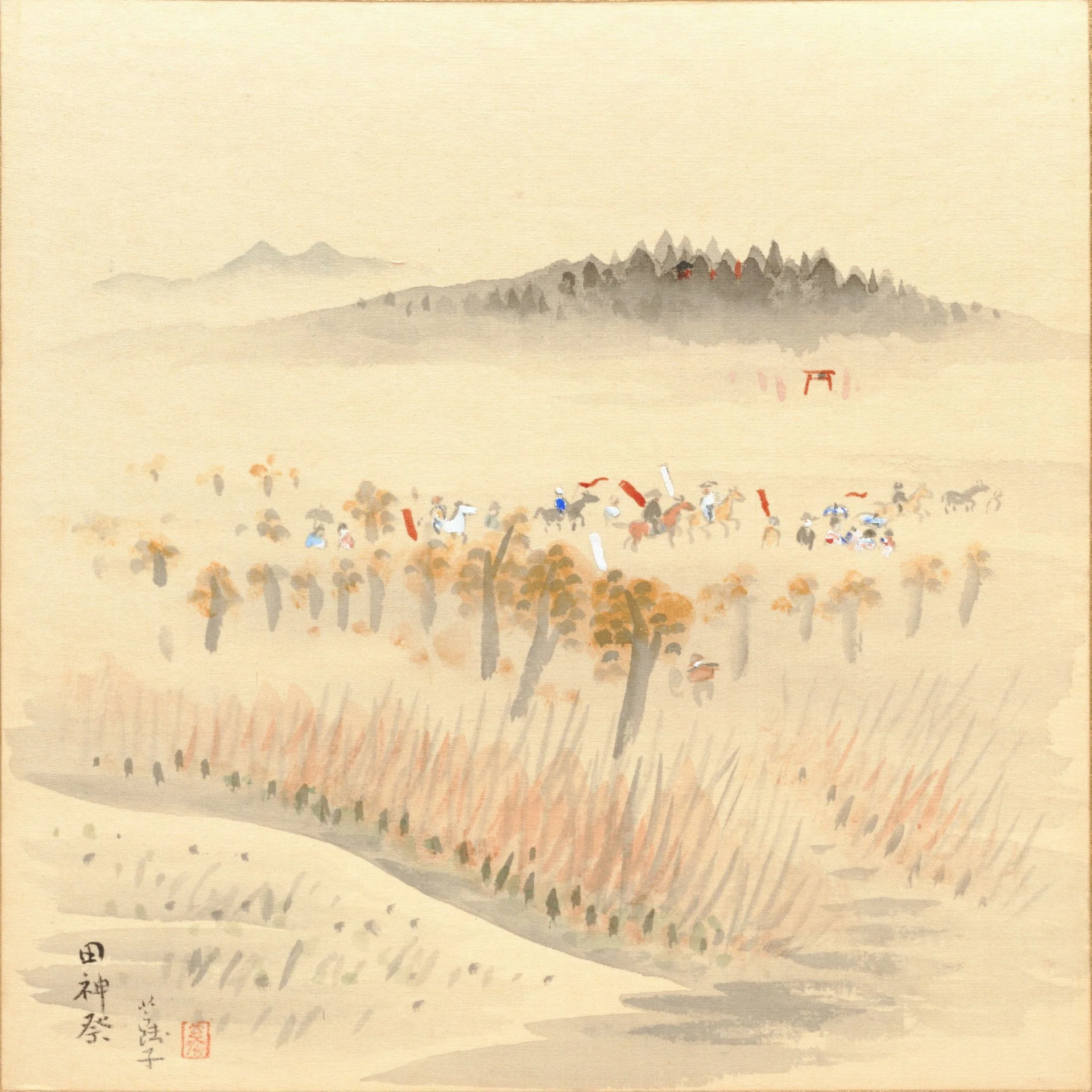 作品一覧】小川芋銭《十二ヶ月図》｜講談社野間記念館