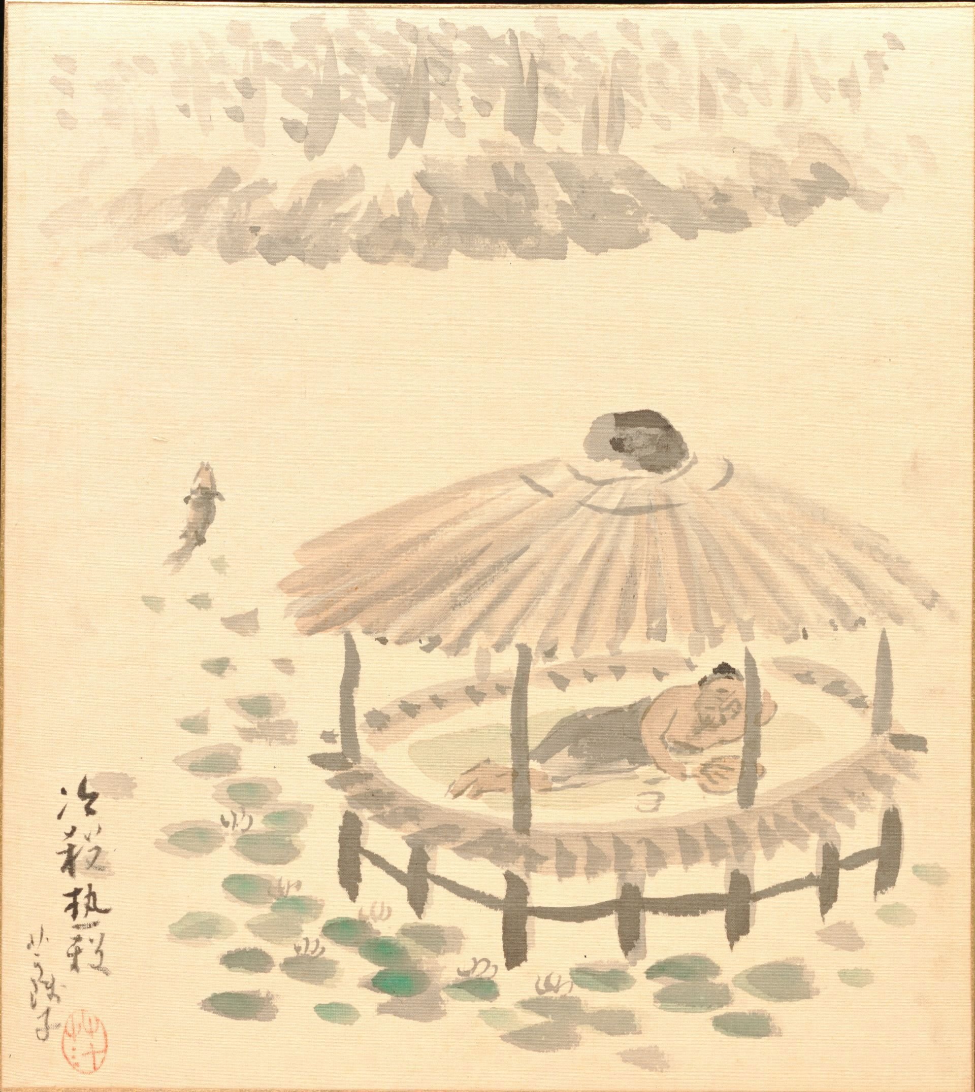 作品一覧】小川芋銭《十二ヶ月図》｜講談社野間記念館