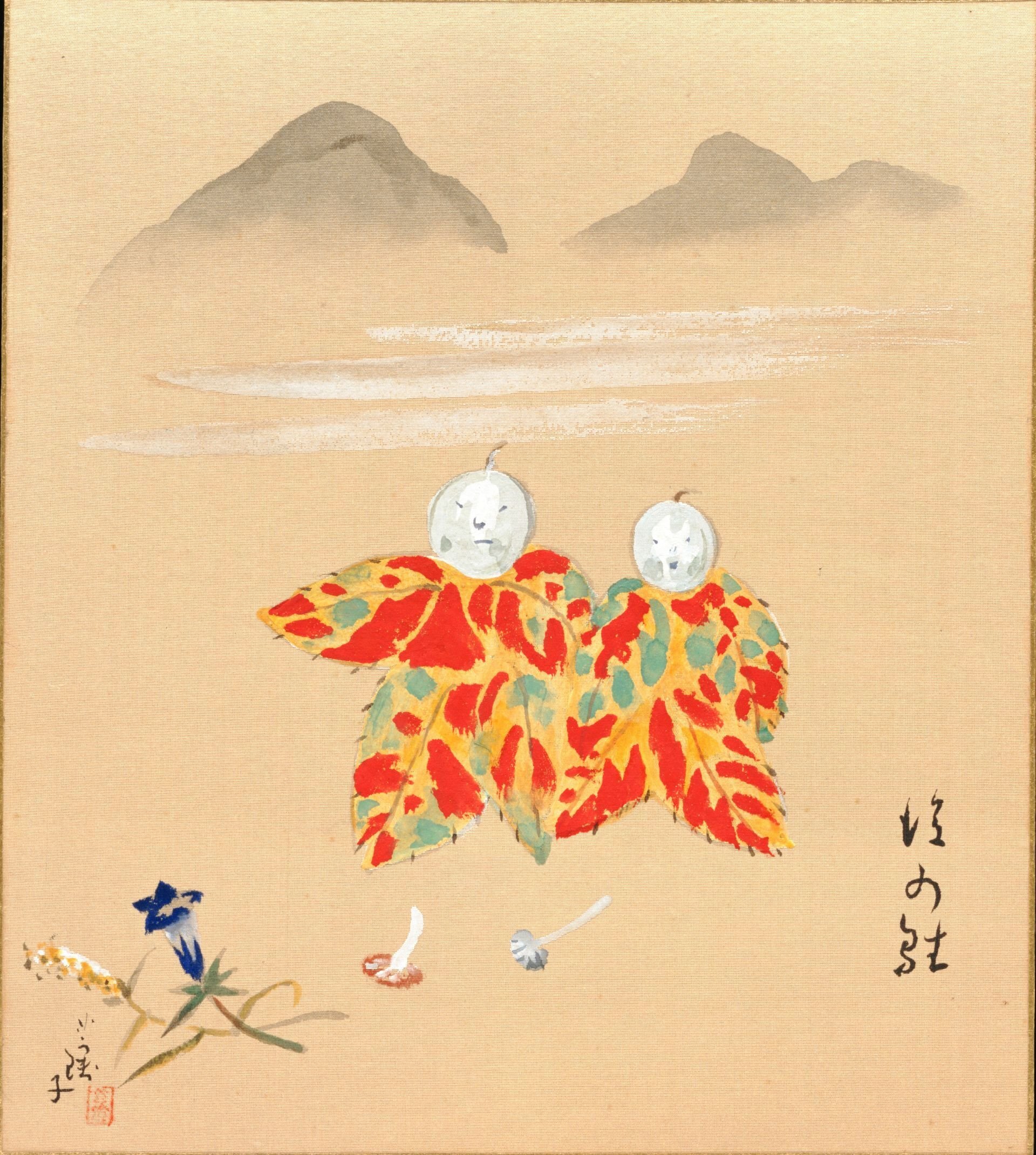 作品一覧】小川芋銭《十二ヶ月図》｜講談社野間記念館