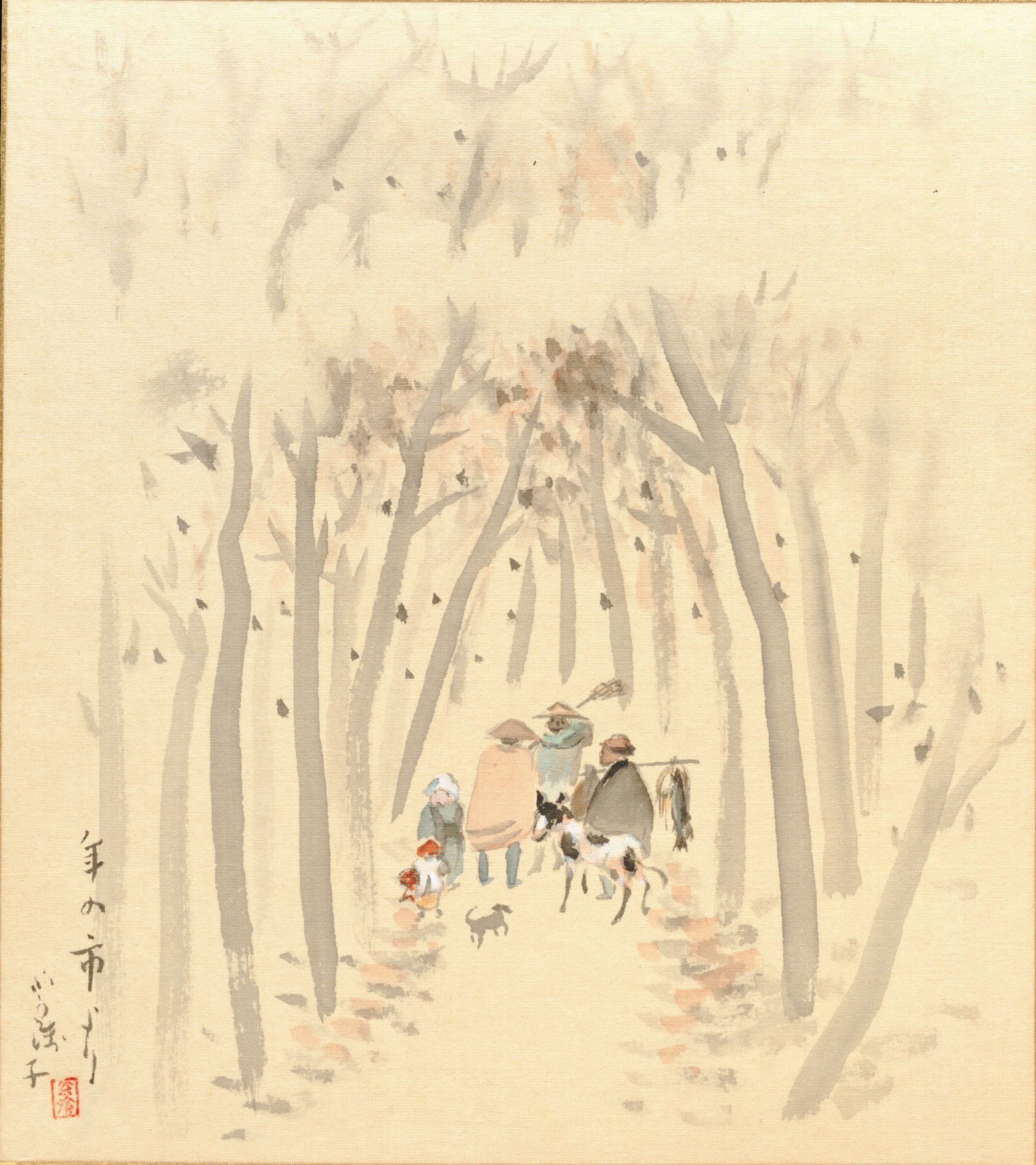 作品一覧】小川芋銭《十二ヶ月図》｜講談社野間記念館