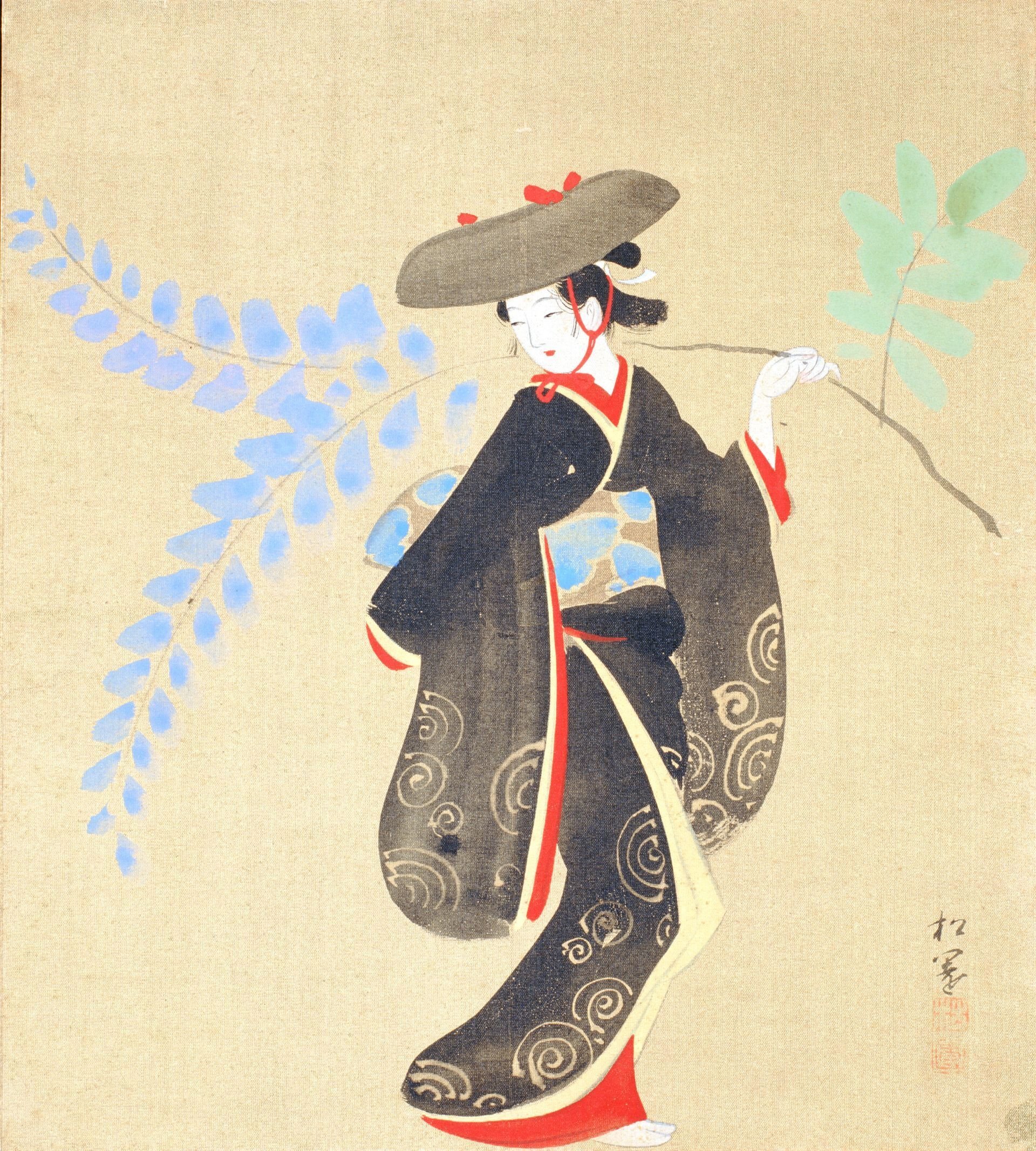 作品一覧】上村松園《十二ヶ月図》｜講談社野間記念館