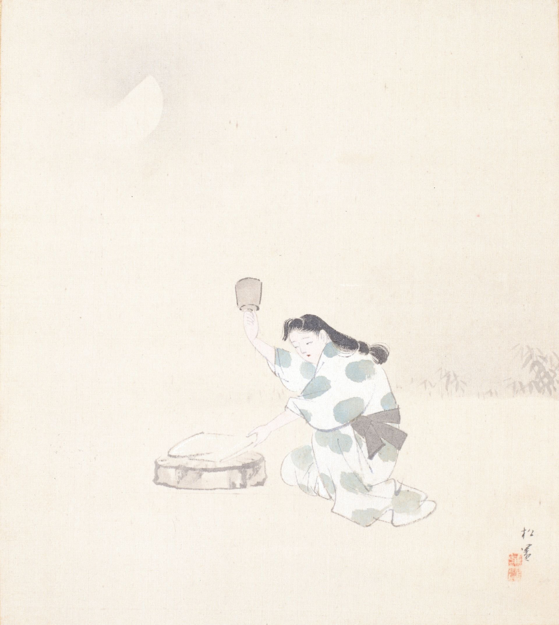 作品一覧】上村松園《十二ヶ月図》｜講談社野間記念館