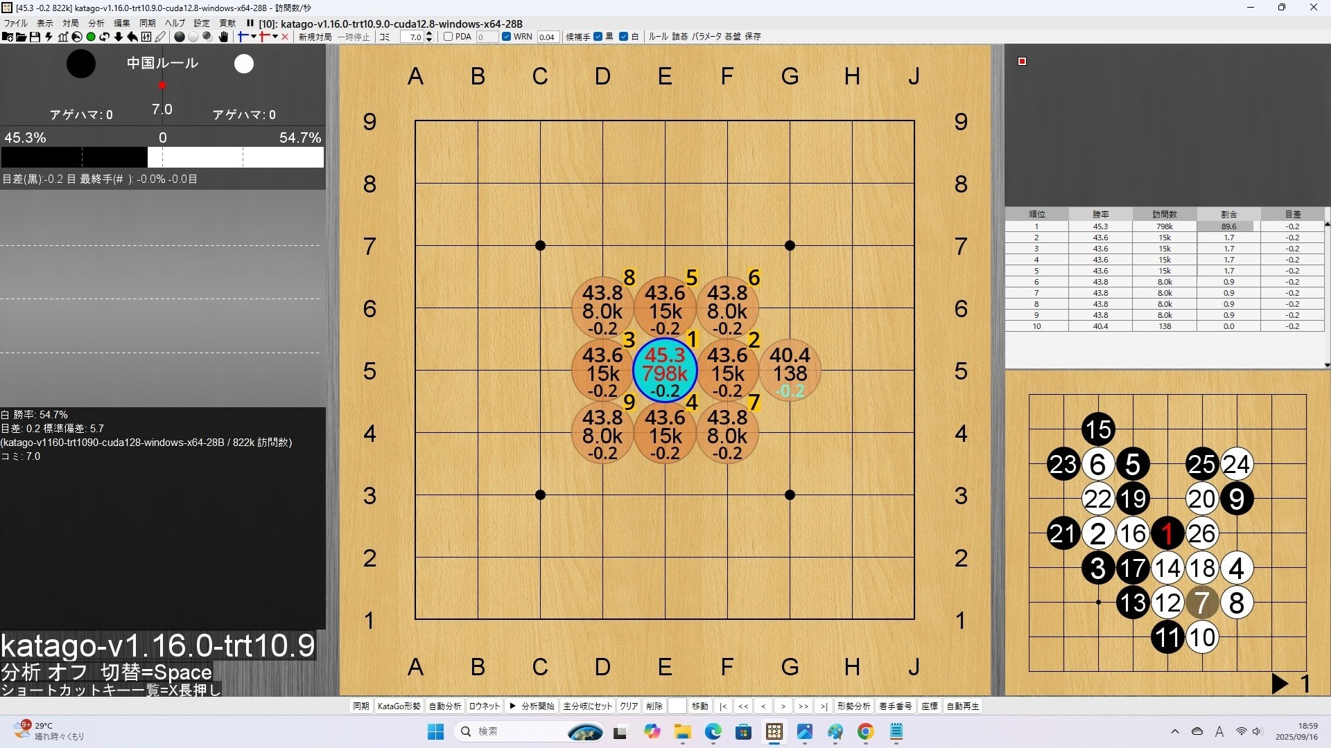 囲碁盤　在庫2025 ハナヤマ ポータブル囲碁十九路盤（ビッグサイズ） 57998（直送