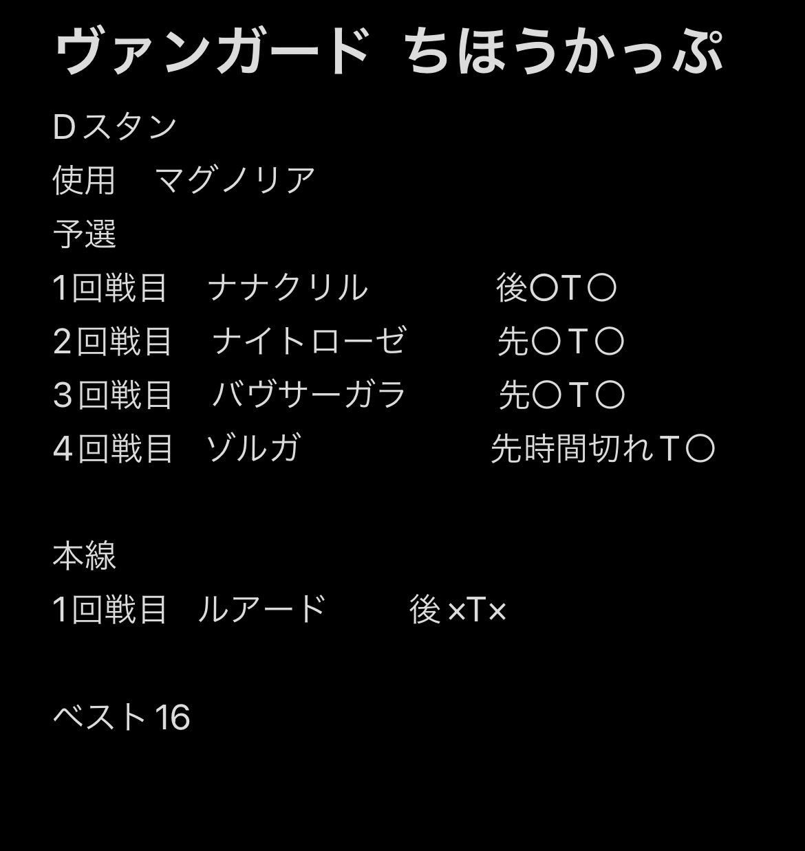 ヴァンガード マグノリア パトリアーク　デッキ　マールゴール　ギュノスラ　パンセ マグノリアパトリアーク構築の考え。｜haly@🐧🎴 🥀 🐑 ⚔️ 💄💚