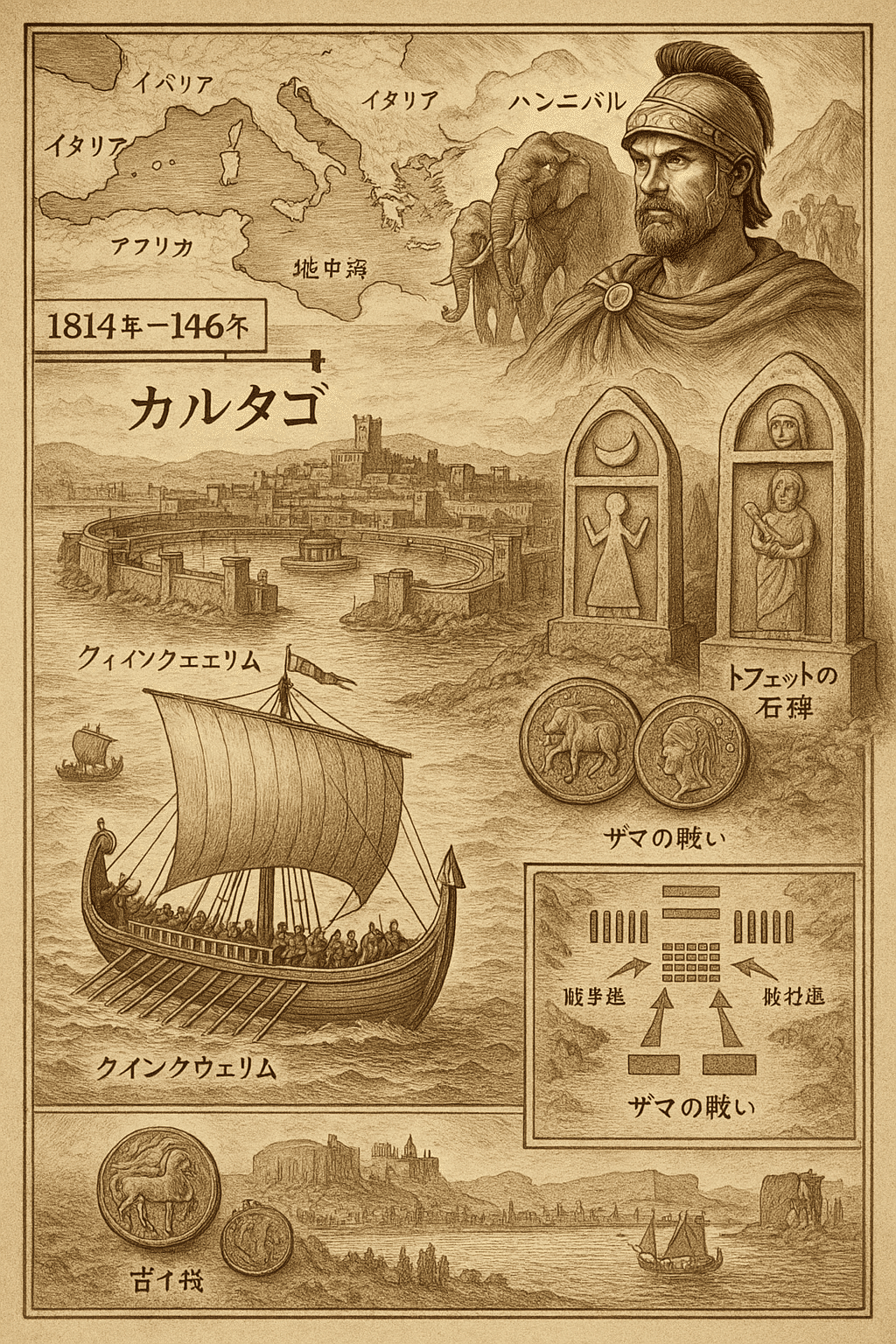 カルタゴ【紀元前814年-146年】｜快斗(ASHBYS,SARATNA)