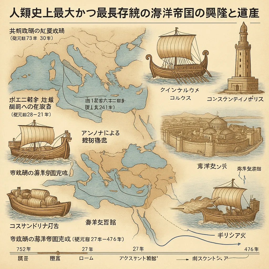 ローマ帝国【紀元前753年-476年/1453年】｜快斗(ASHBYS,SARATNA)